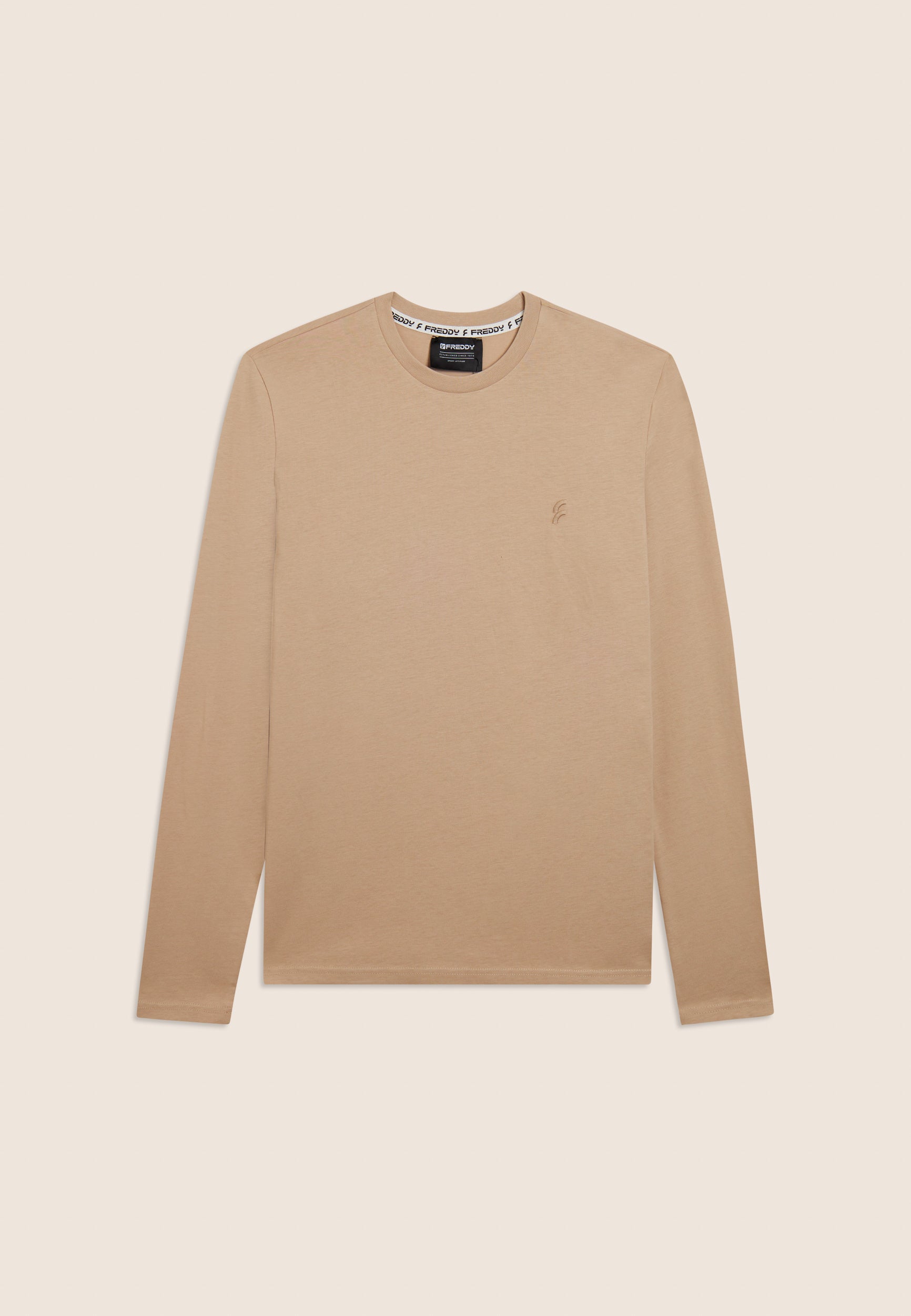 freddy-t-shirt-manches-longues-coton-logo-brod image 4