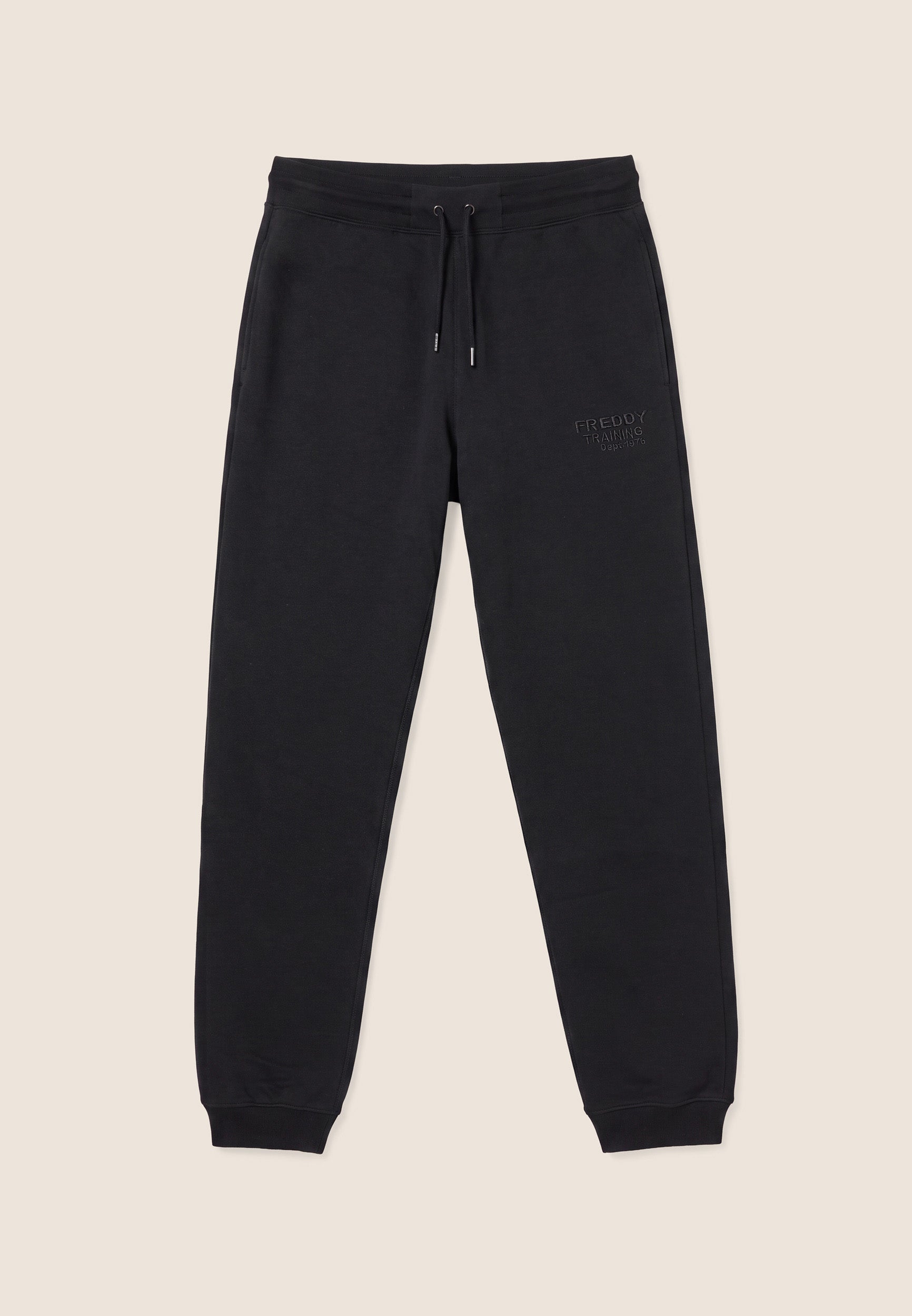 freddy-pantalon-sport-homme-jogging-regular-fit-en-molleton-poignets image 5