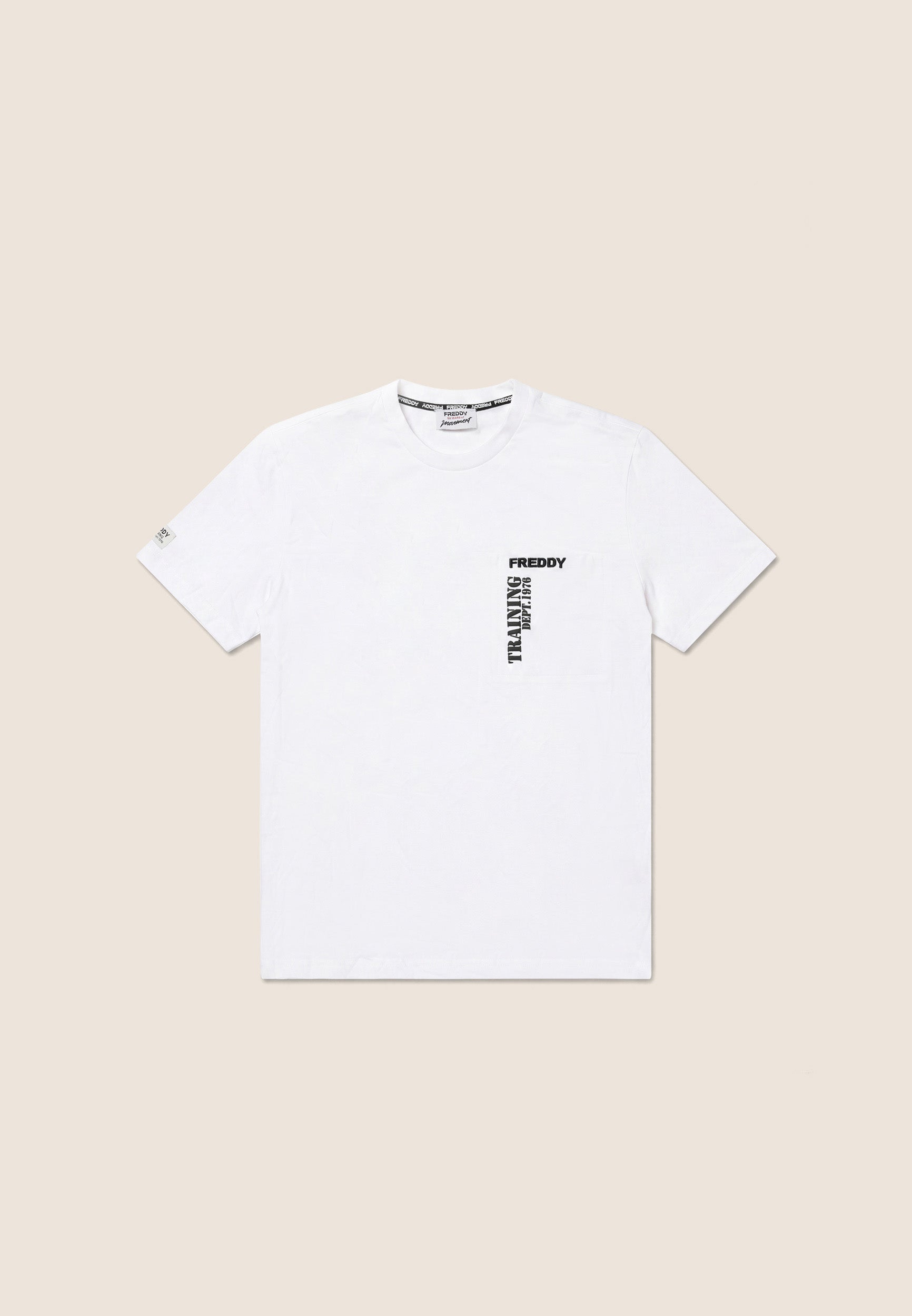 freddy-t-shirt-homme-coton-graphique-relief image 5