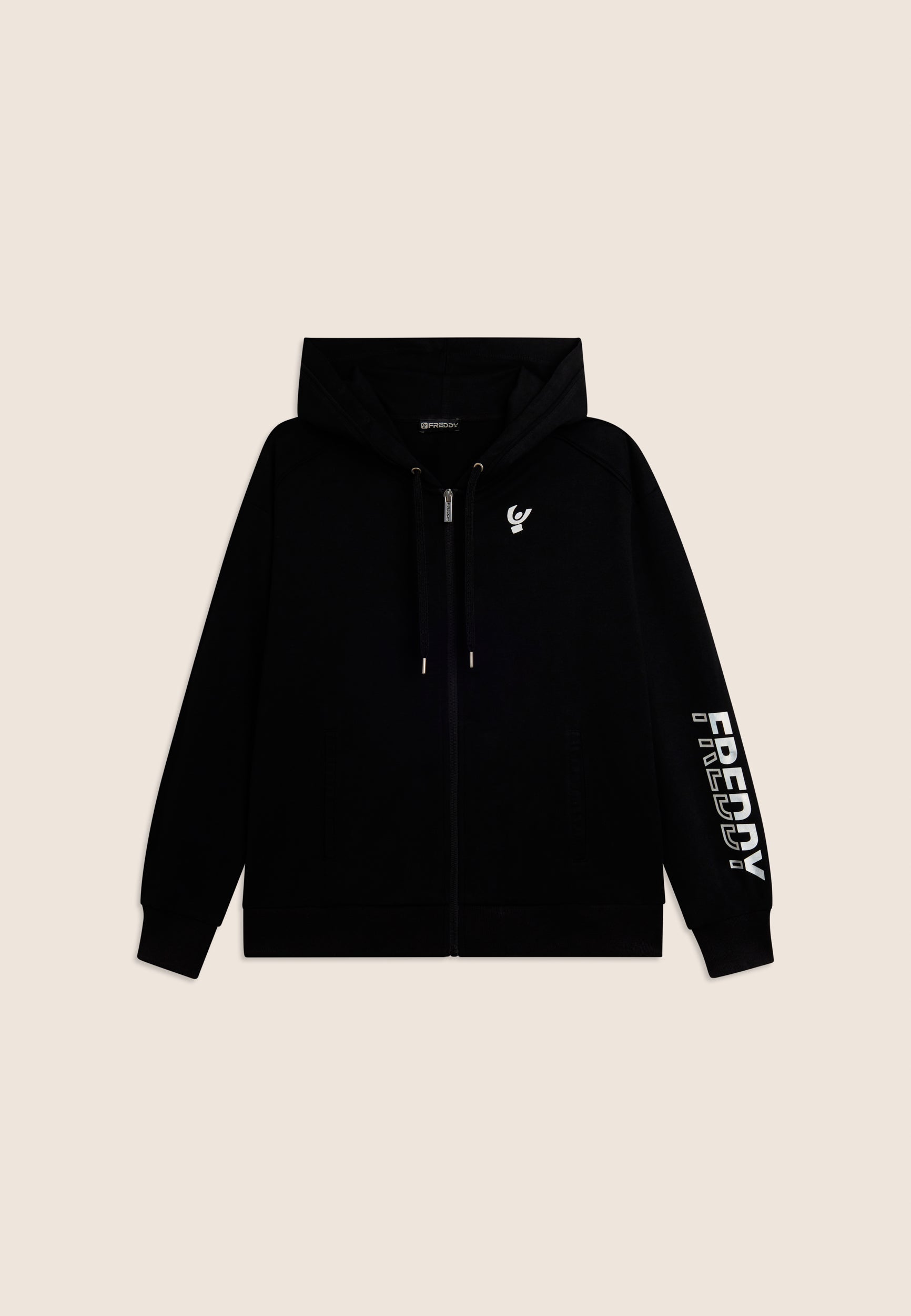 freddy-sweat-zipp-capuche-logo-perl-femme image 6