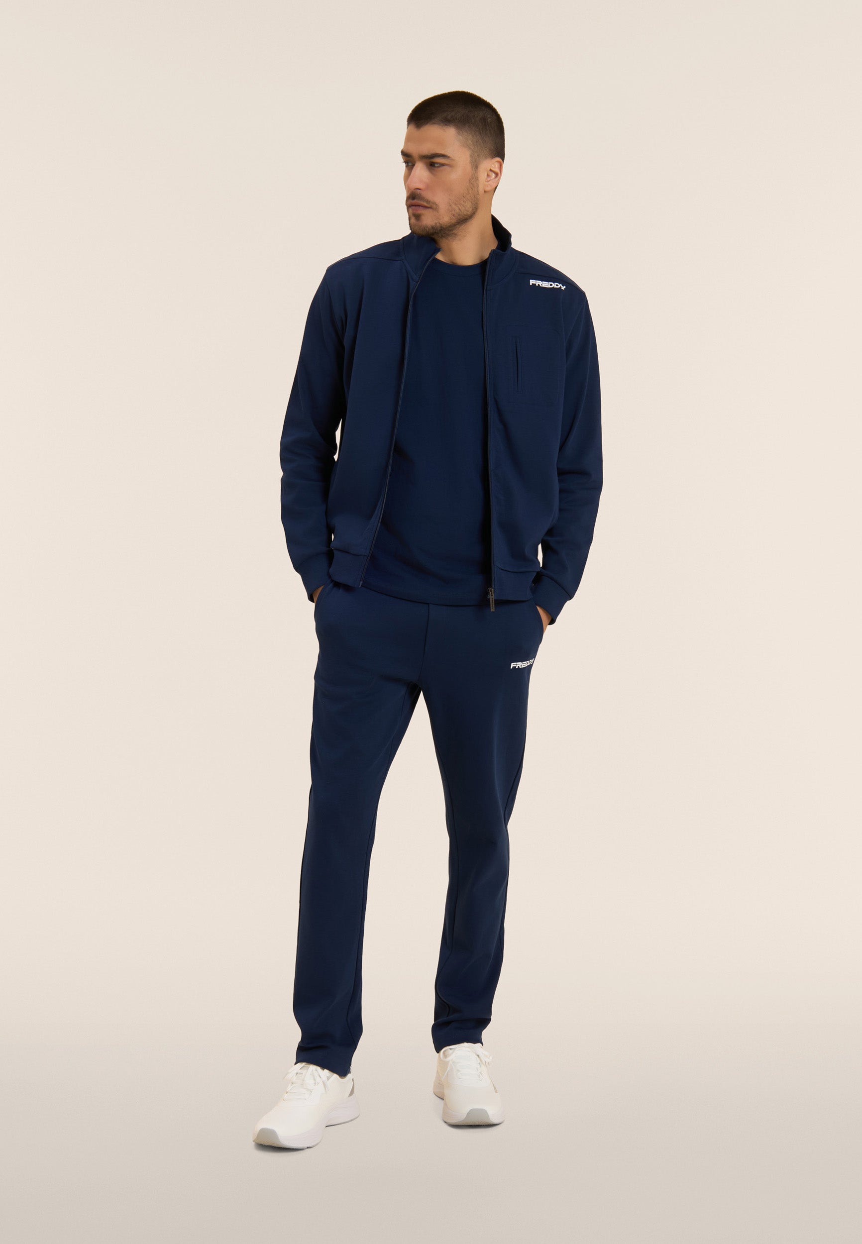 freddy-felpa-full-zip-collo-alto-sweat-zipp-coton-taschino image 2
