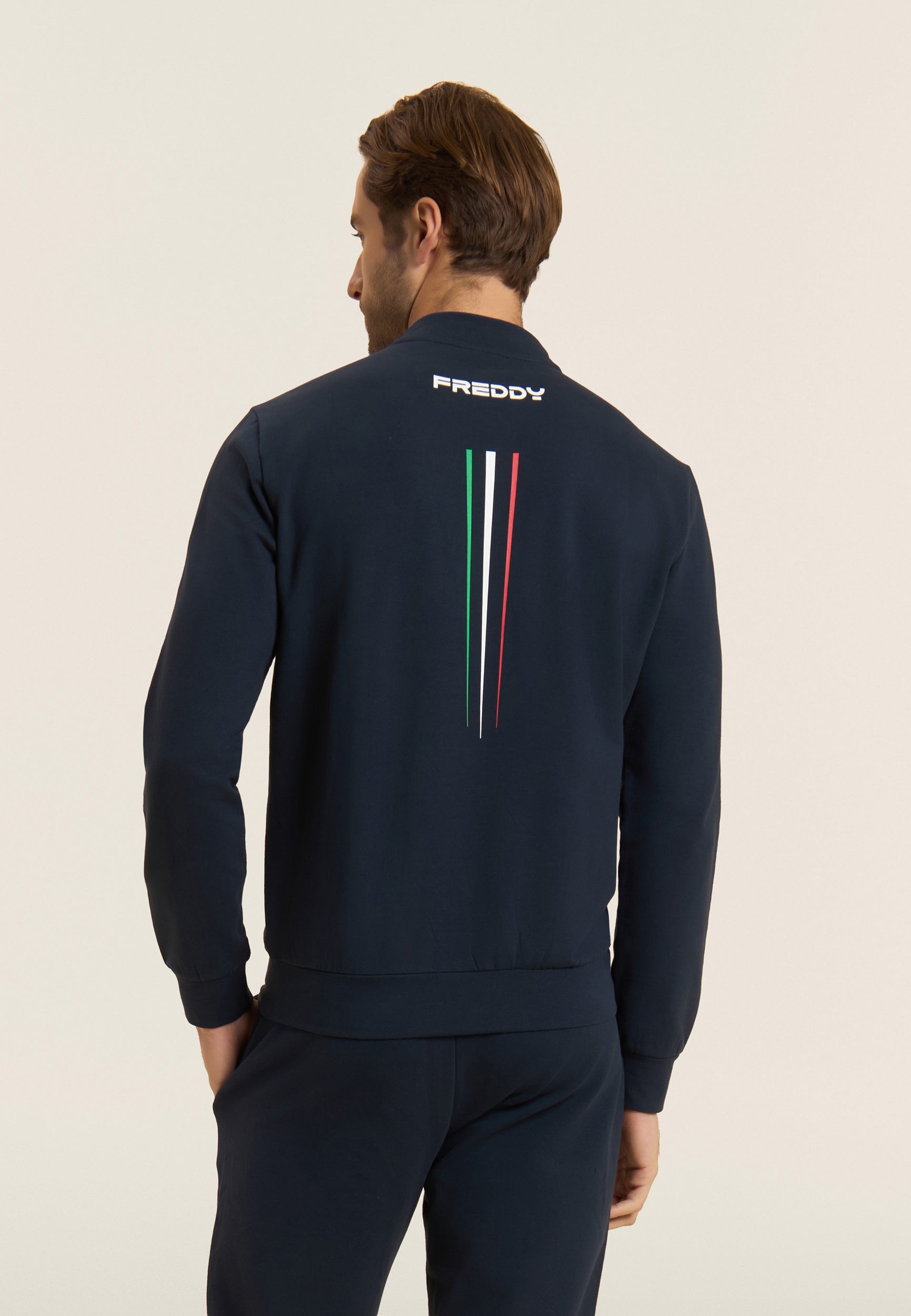 freddy-fipav-full-zip-homme-sweat-zipp-coton-bielastique-arbitres image 2