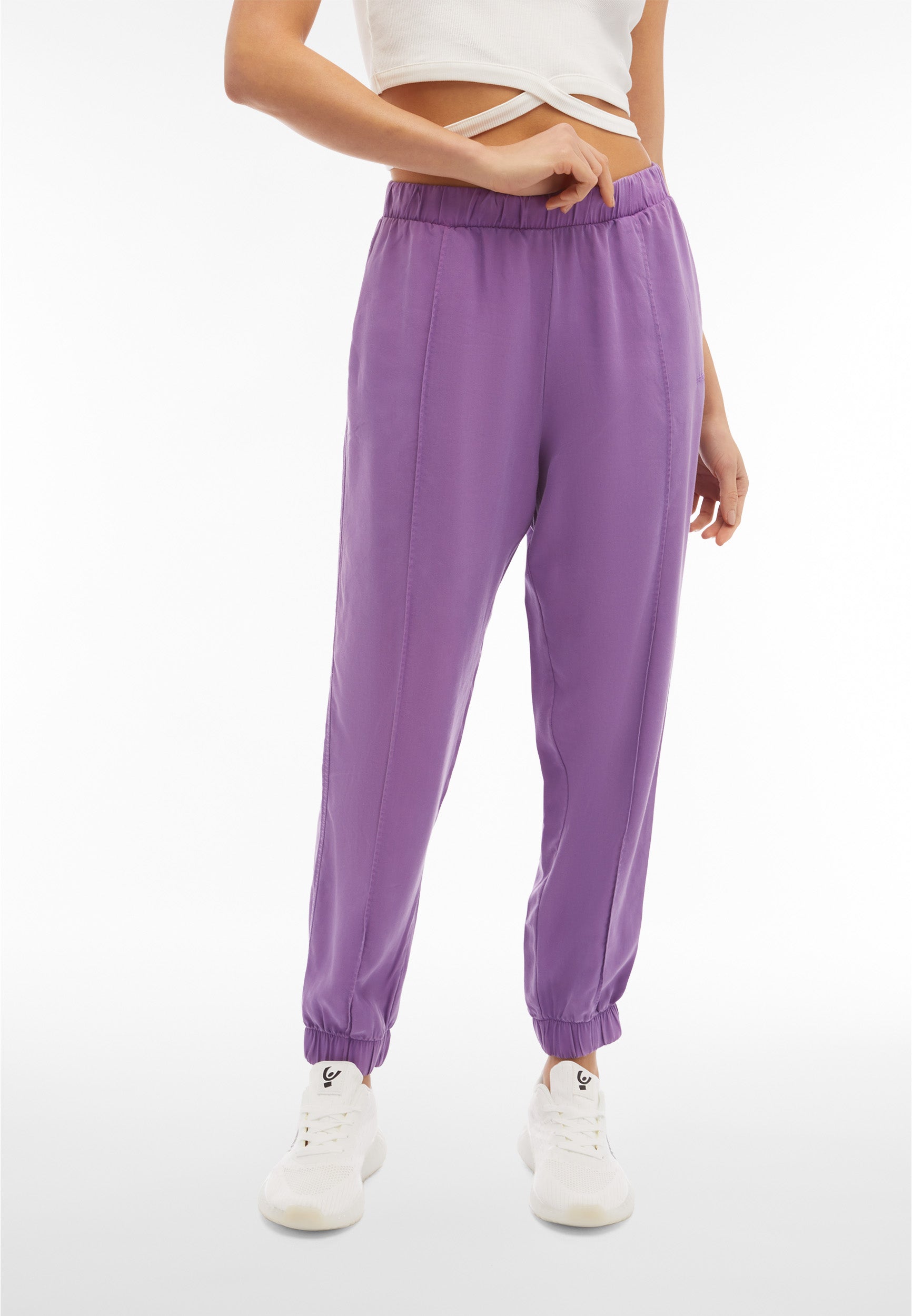 freddy-wr-up-pantalon-twill-lyocell-pli-central-femme image 1