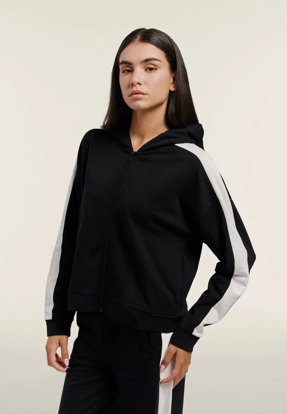 freddy-sweat-femme-cropped-zip-capuche-d-tails-mst image 1