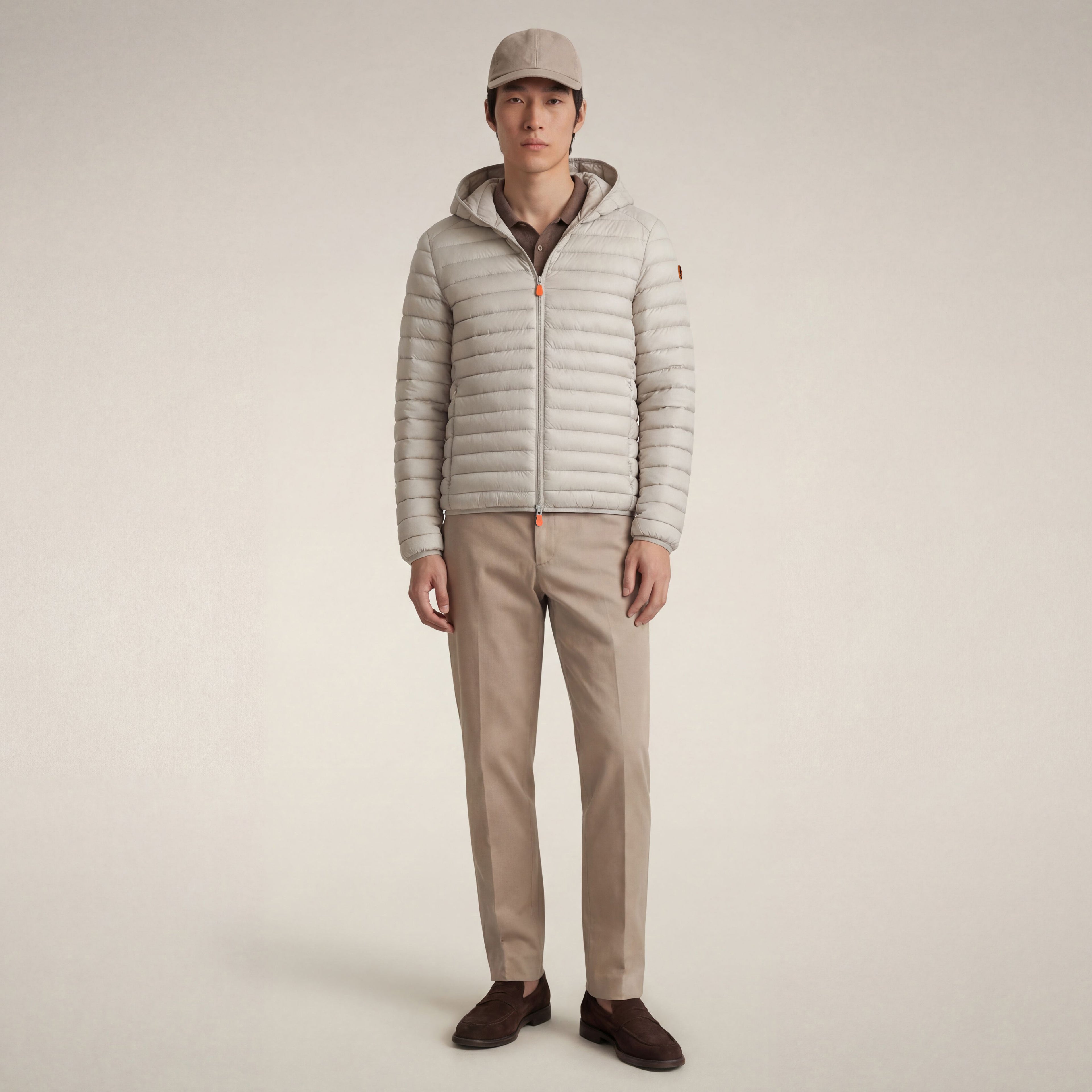 save-the-duck-doudoune-homme-donald-beige-clair-plumtech image 1