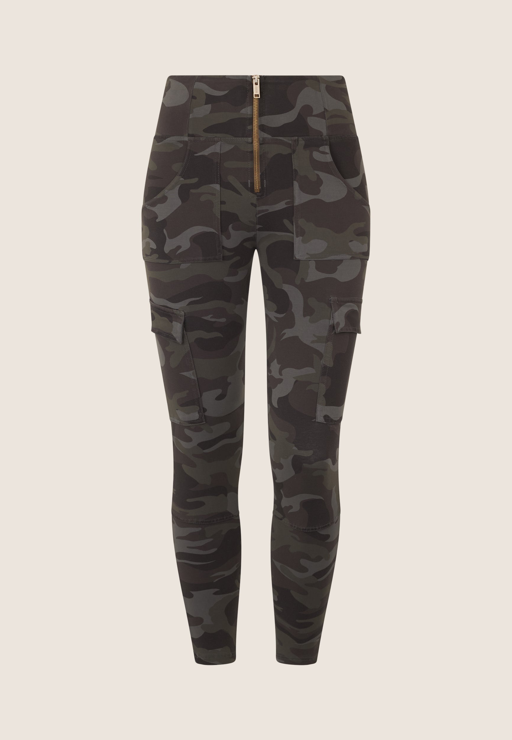 freddy-wr-up-cargo-taille-haute-jersey-camo-push-up-femme image 5