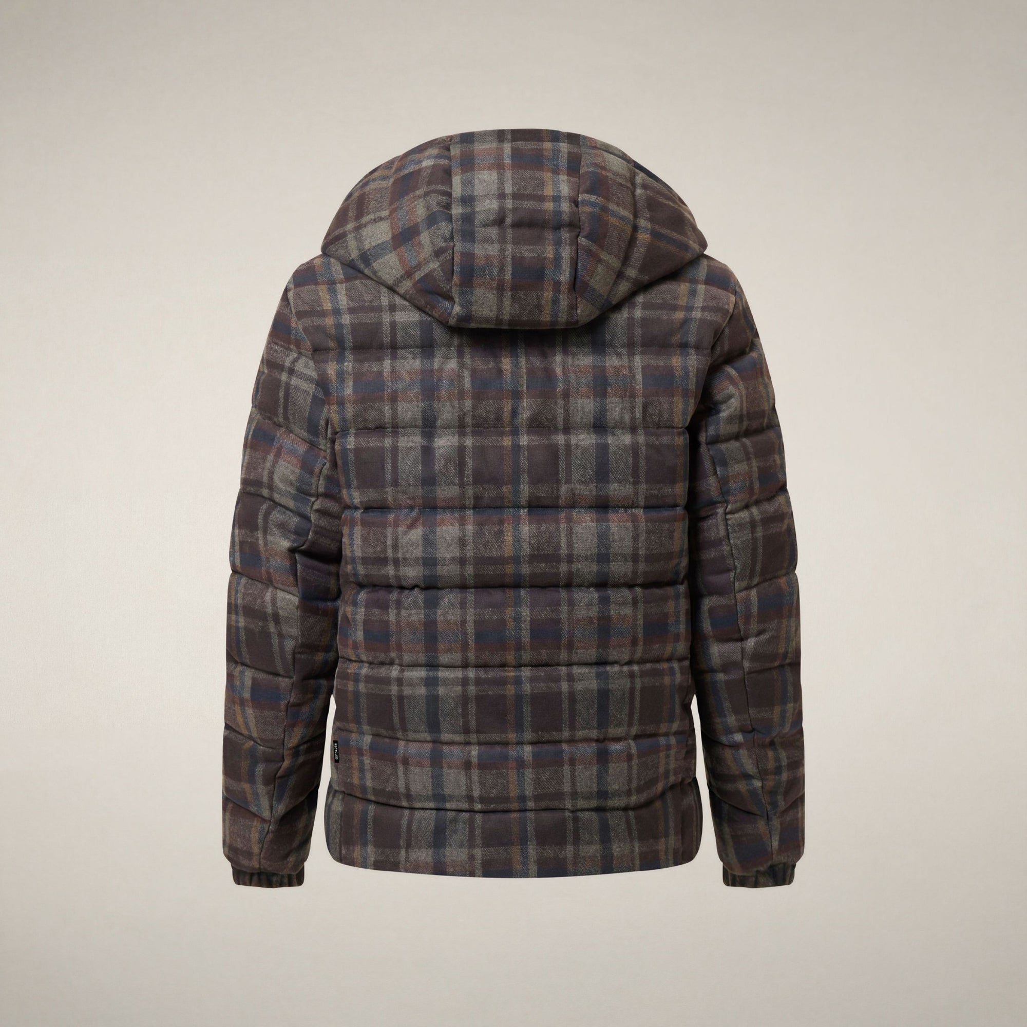 save-the-duck-gibson-doudoune-homme-carreaux-marron image 4