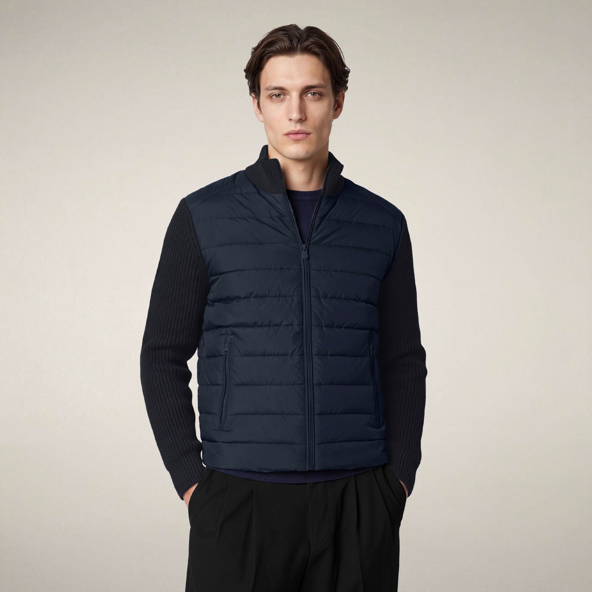 save-the-duck-sedum-veste-homme-bleu-noir-hybride image 5