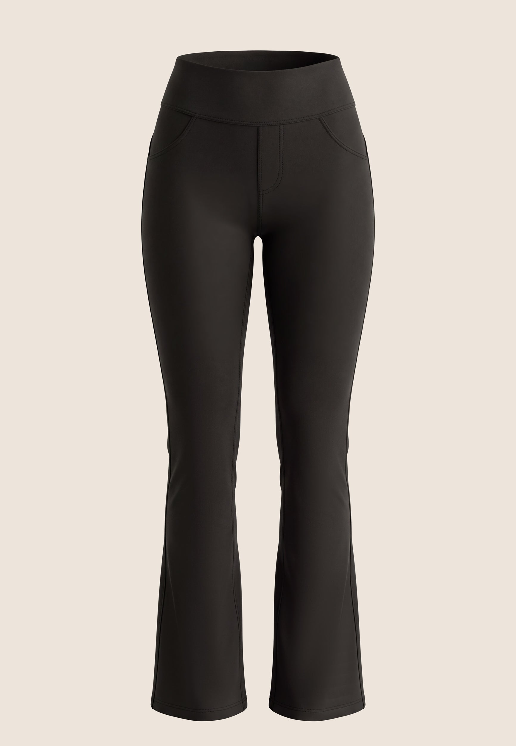 freddy-pantalon-wr-up-bootcut-taille-haute-simili-cuir-lamin image 1