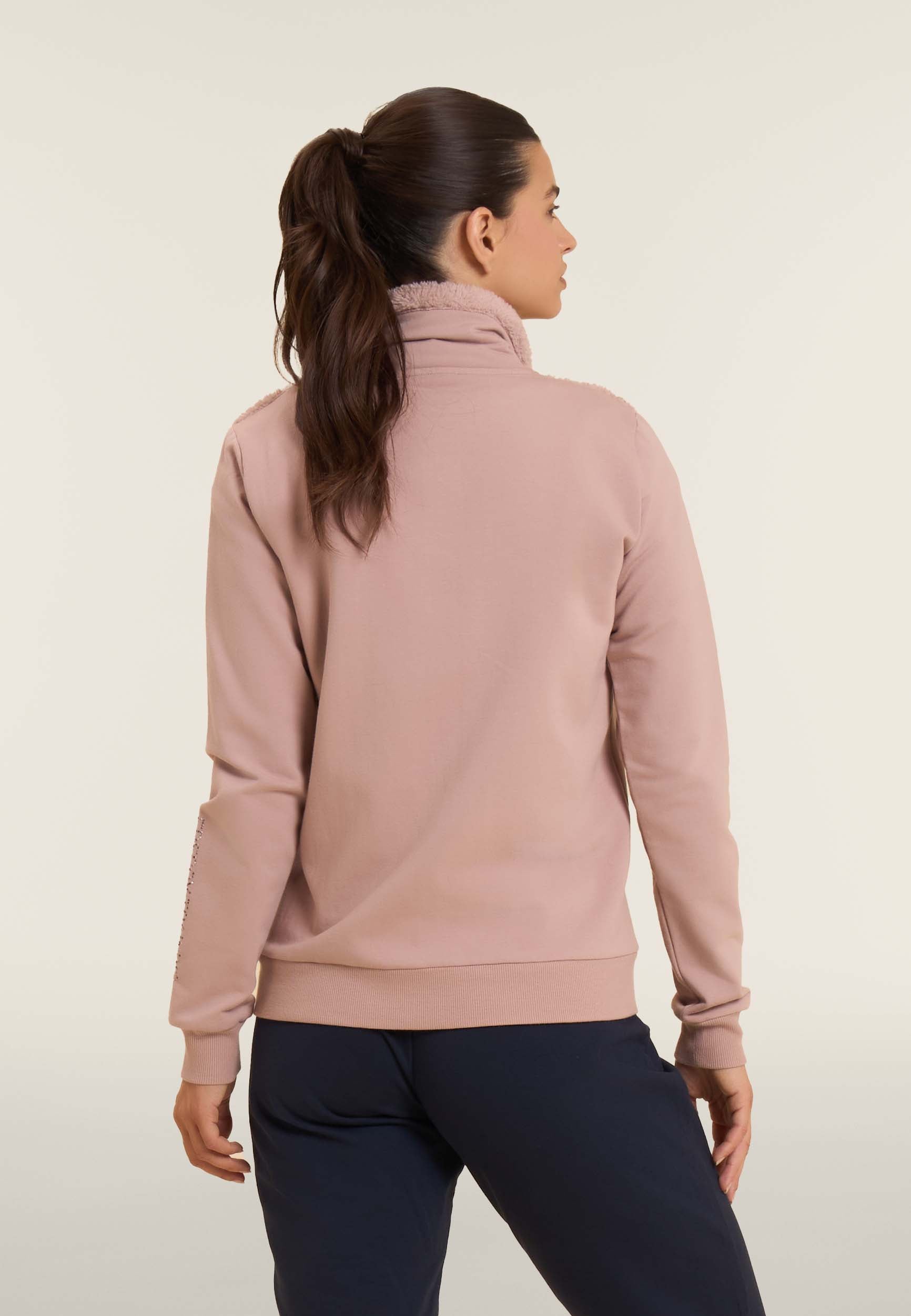 freddy-sweat-zipp-femme-sherpa-logo-clous image 3