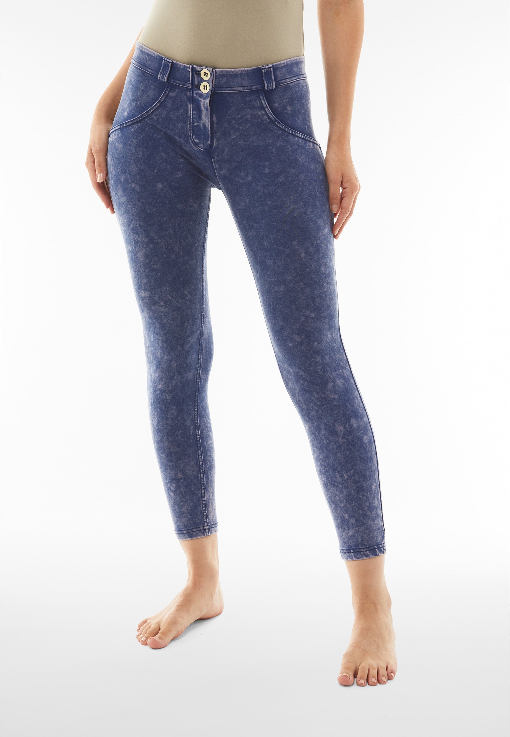 freddy-wr-up-7-8-superskinny-bleached-pantalon-push-up-femme image 1