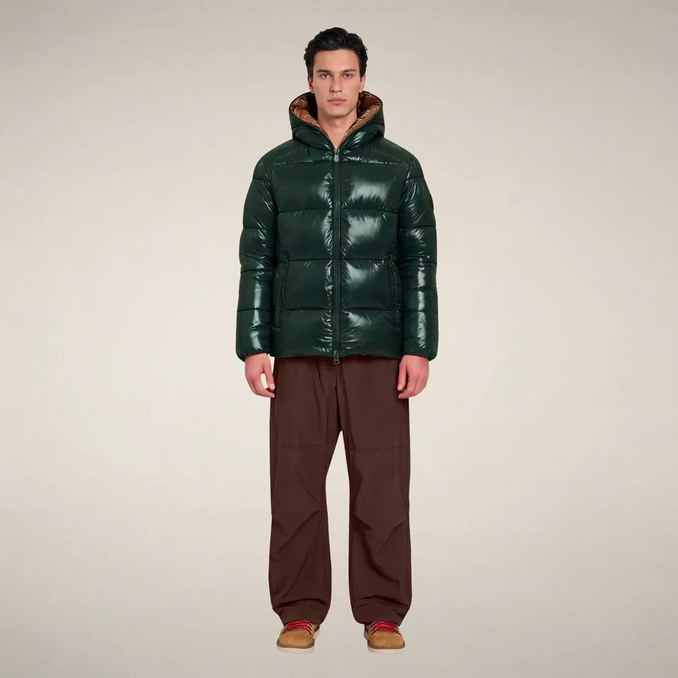 save-the-duck-edgard-doudoune-homme-vert-nori-laqu image 1