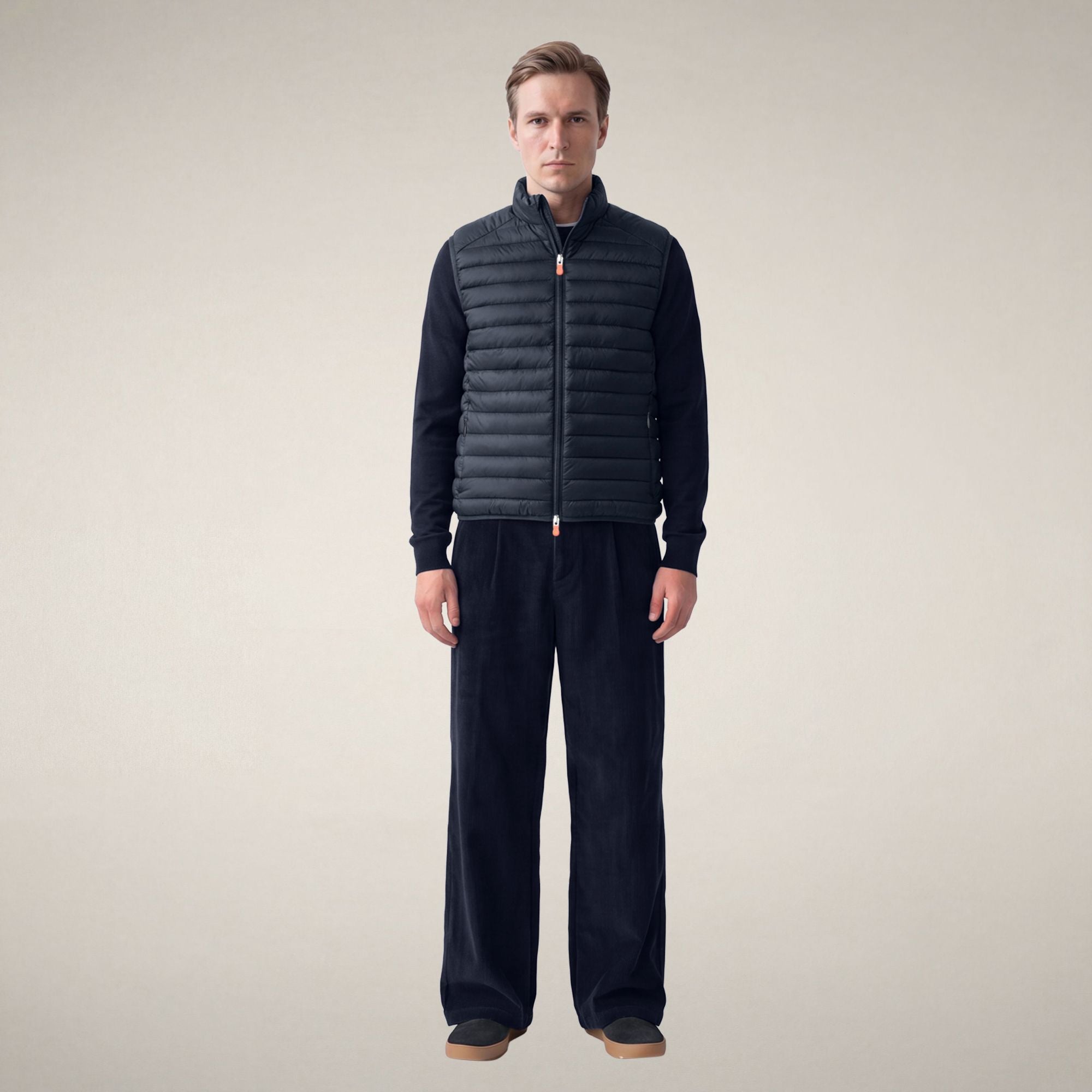 save-the-duck-adam-gilet-matelass-homme-gris-noir image 1