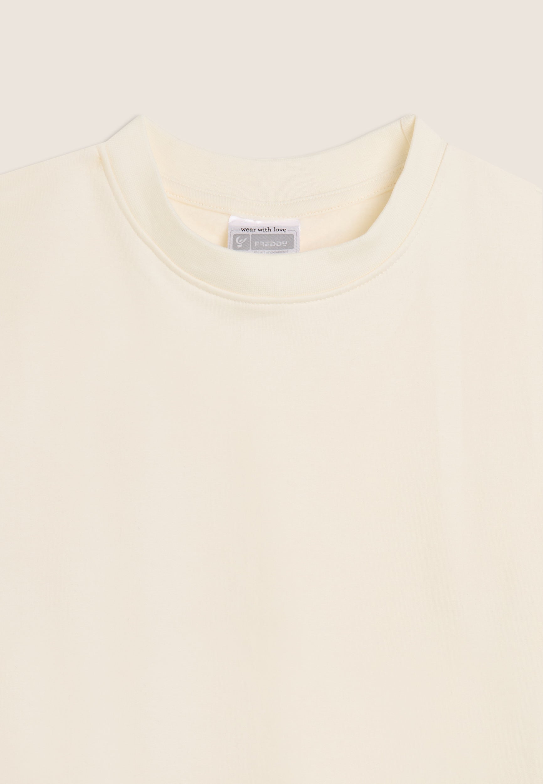 sweat-col-rond-junior-freddy-comfort-logo-omino-manche image 3