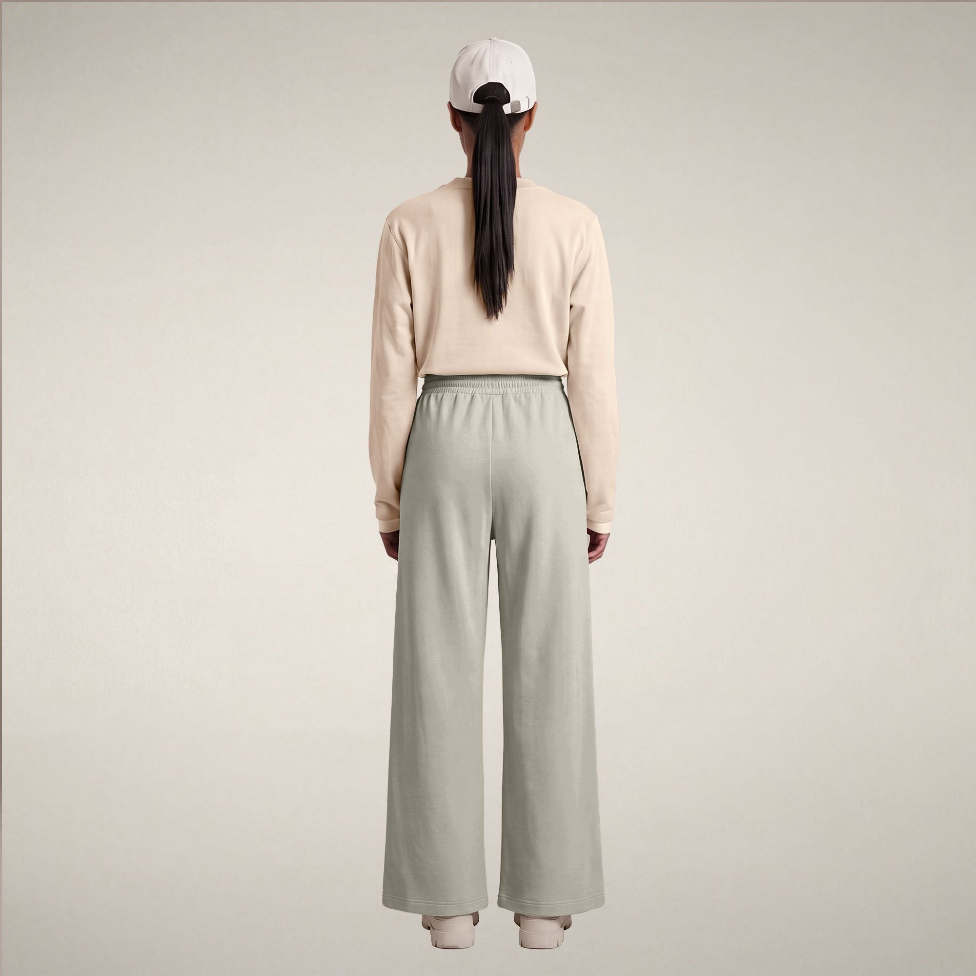 save-the-duck-izumi-pantalon-femme-beige-rainy image 2