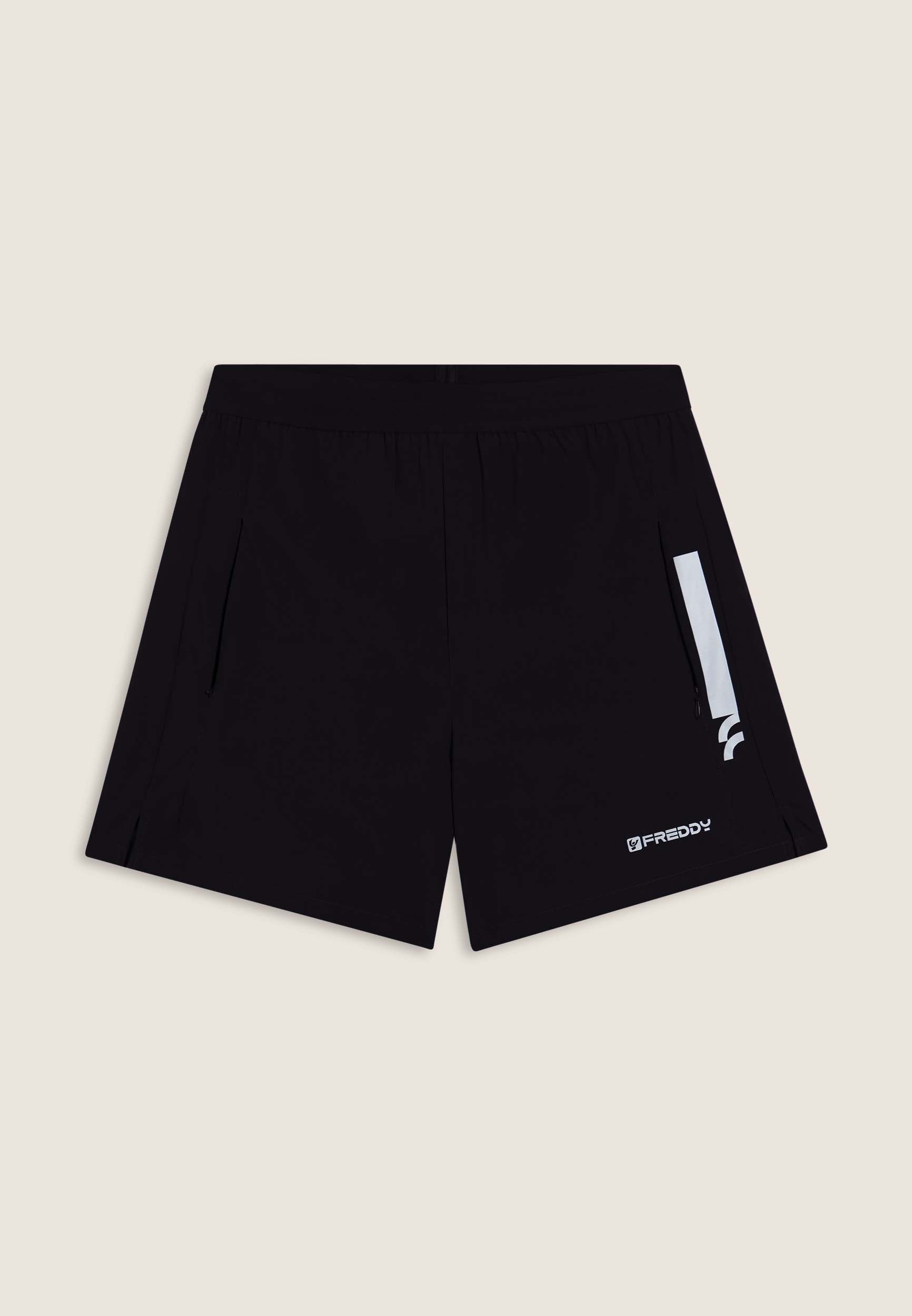short-slim-homme-freddy-mi-cuisse-fentes-lat-rales-zips image 8
