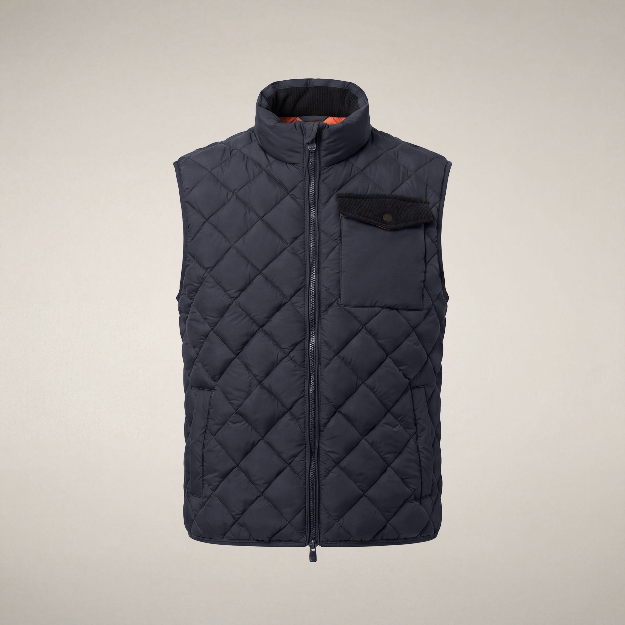 save-the-duck-fabrice-gilet-matelasse-homme-bleu-noir image 3
