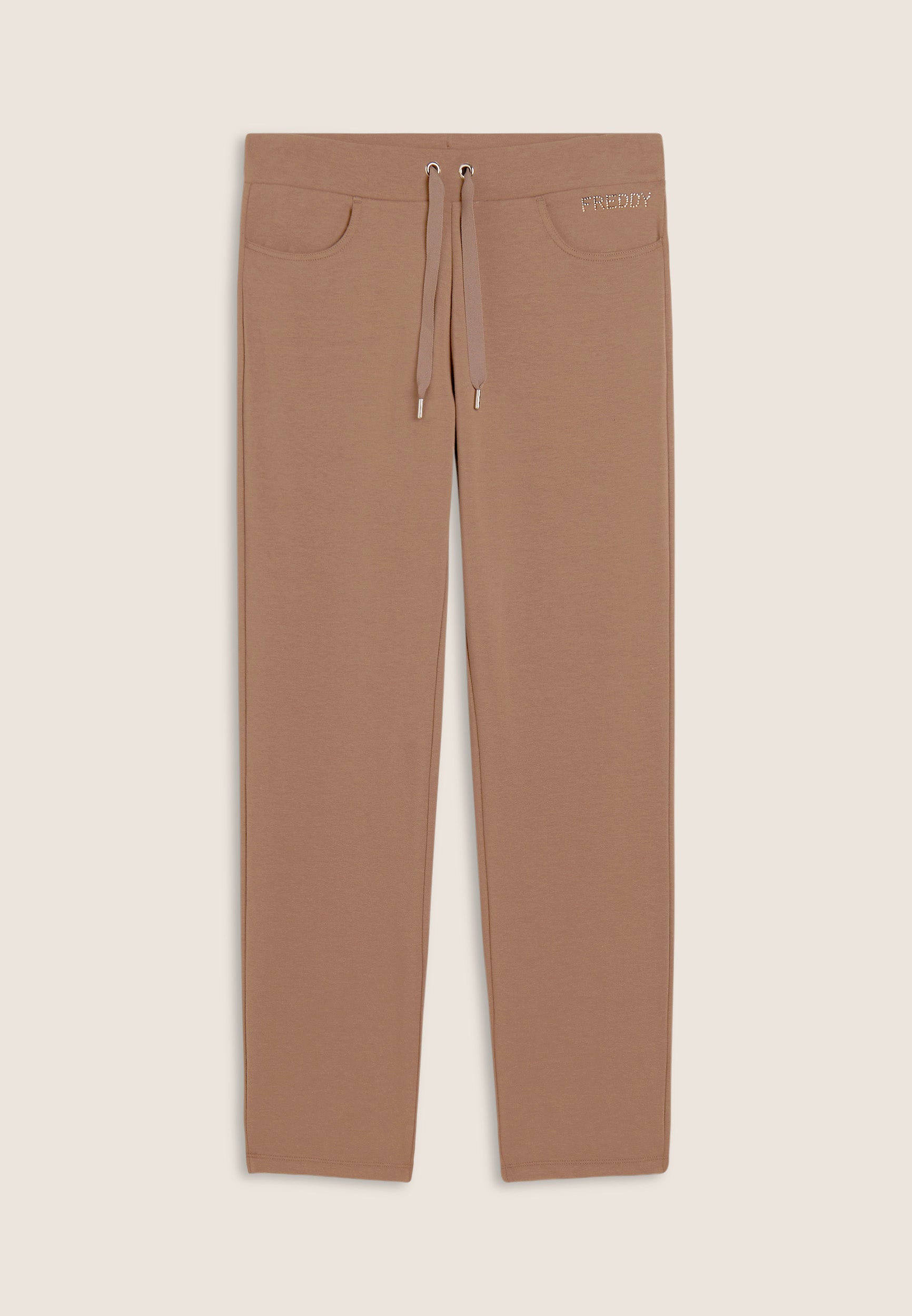 freddy-pantalon-sport-femme-molleton-modal-poches-strass image 5