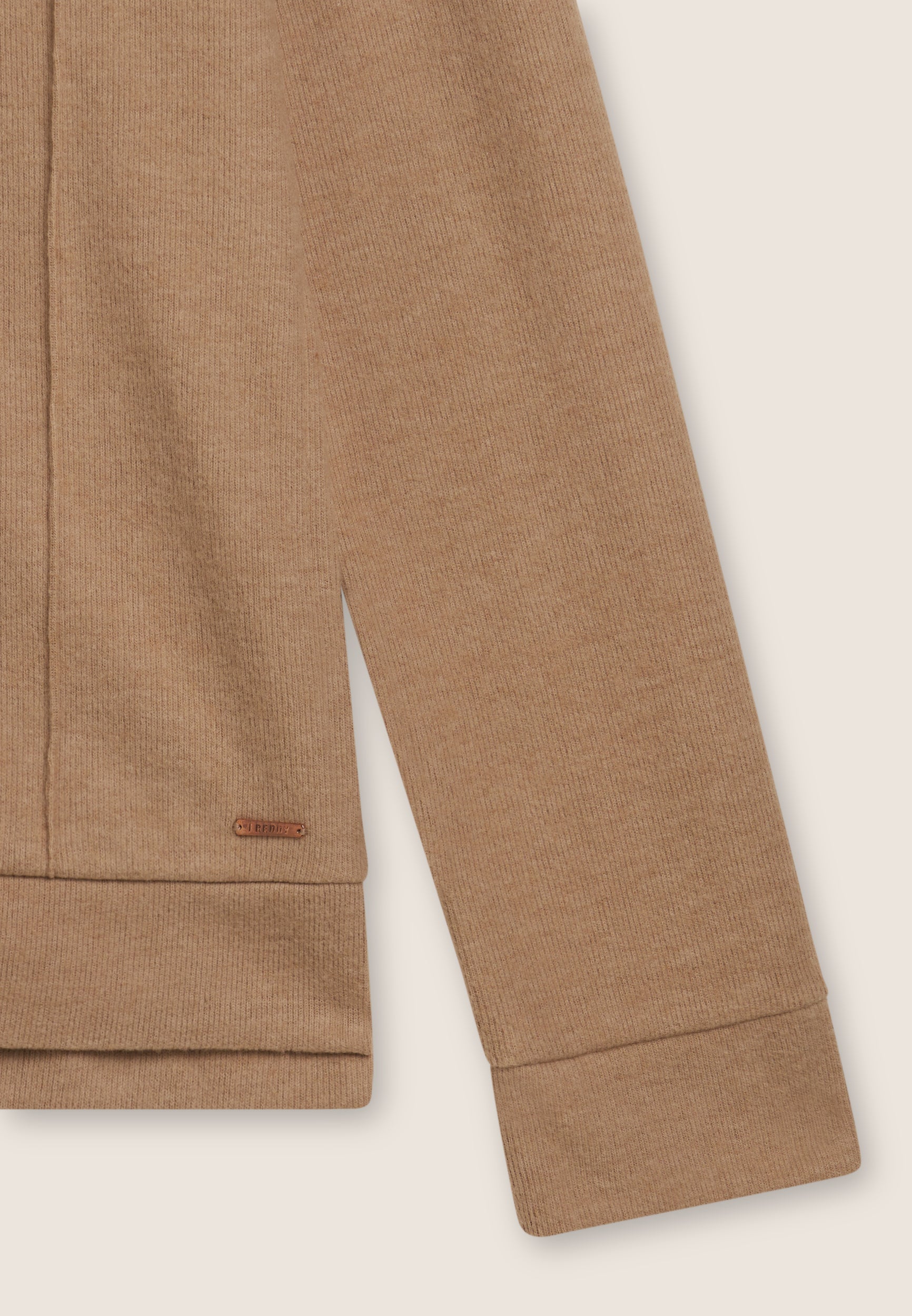 freddy-sweat-femme-capuche-zip-effet-tricot image 7