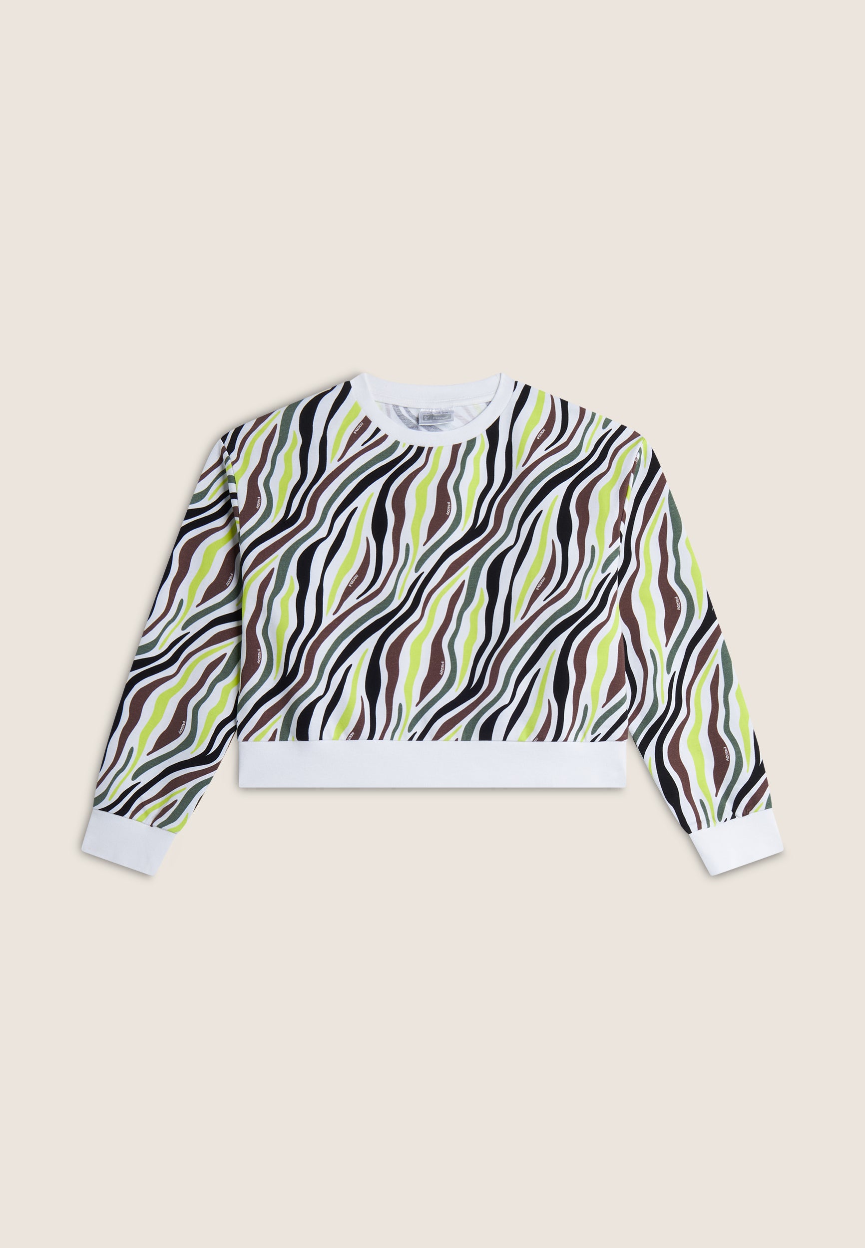 freddy-sweat-col-rond-court-fille-imprim-multicolore image 1