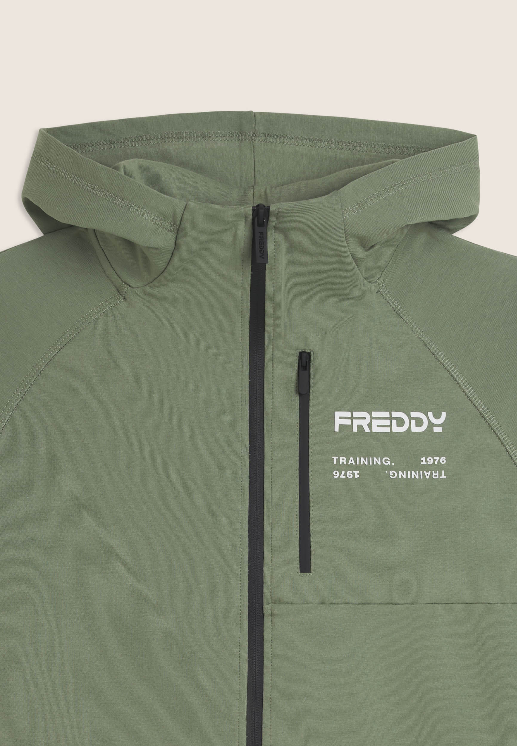 freddy-sweat-capuche-zipp-training-logo-baby-french-terry image 6