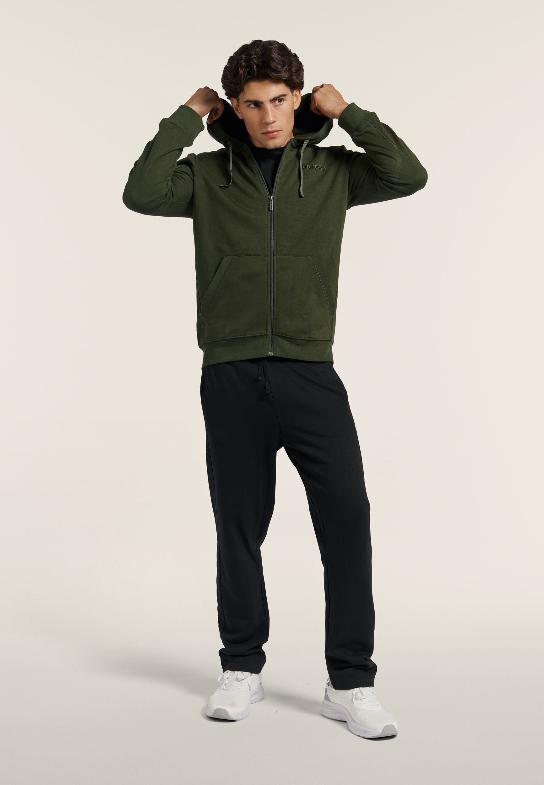 freddy-surv-tement-homme-zip-capuche-3d-ensemble-felpa-garzata-1976 image 1