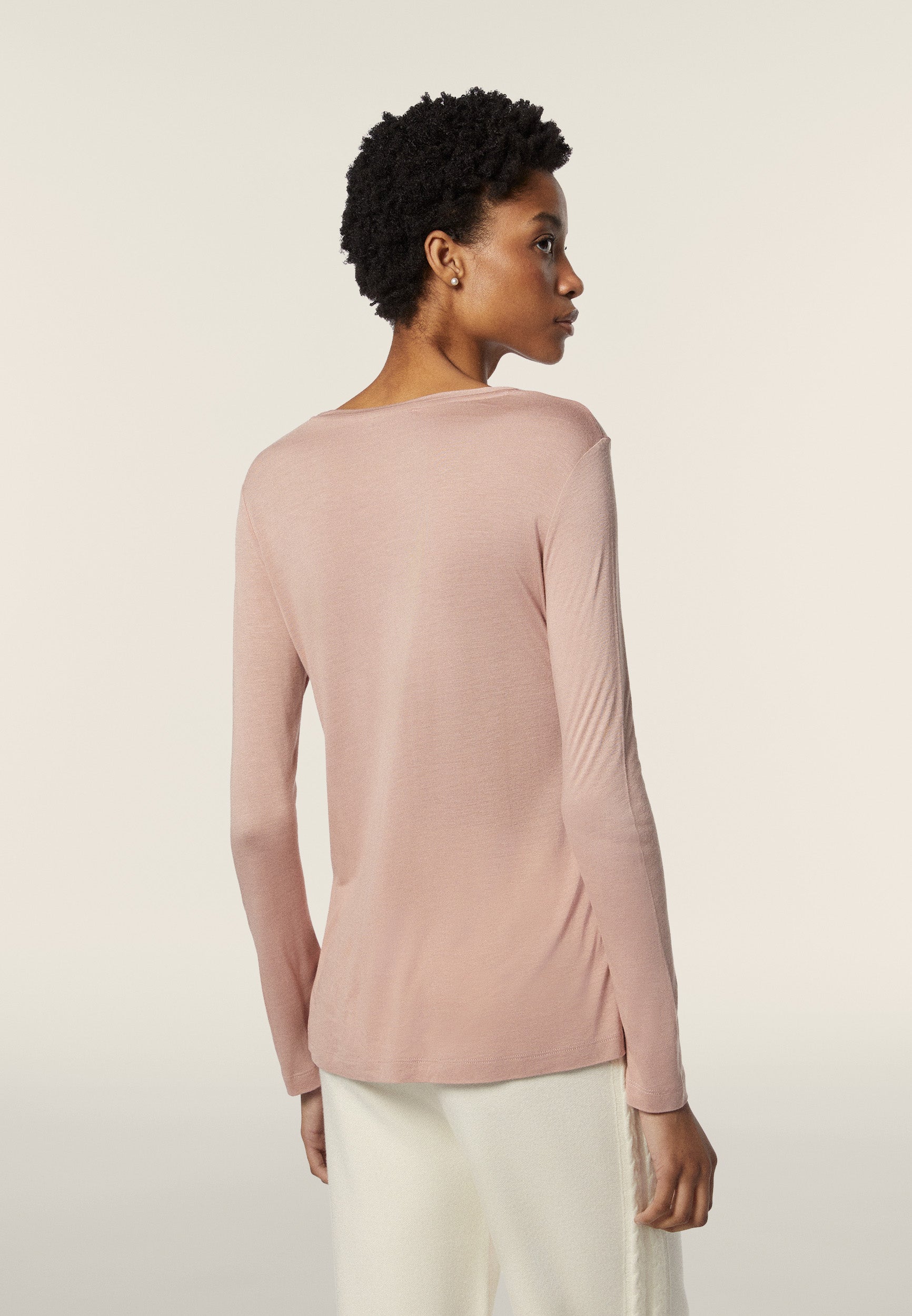 freddy-t-shirt-femme-manches-longues-animalier-or-rose image 3
