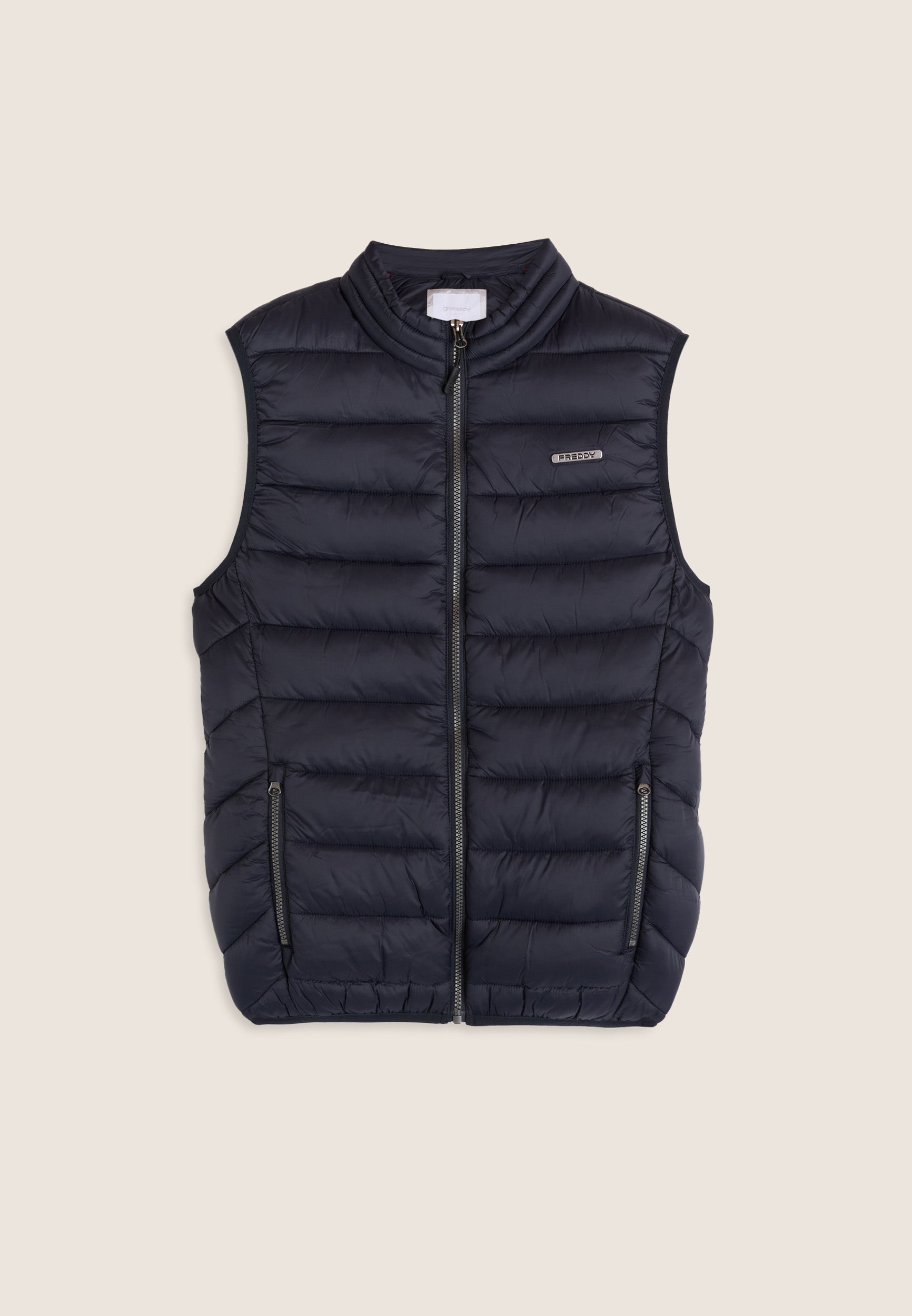 freddy-gilet-homme-matelass-col-haut-faux-duvet image 1