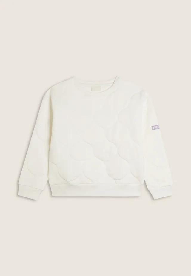 freddy-sweat-fille-texturis-logo-manche-col-rond image 1