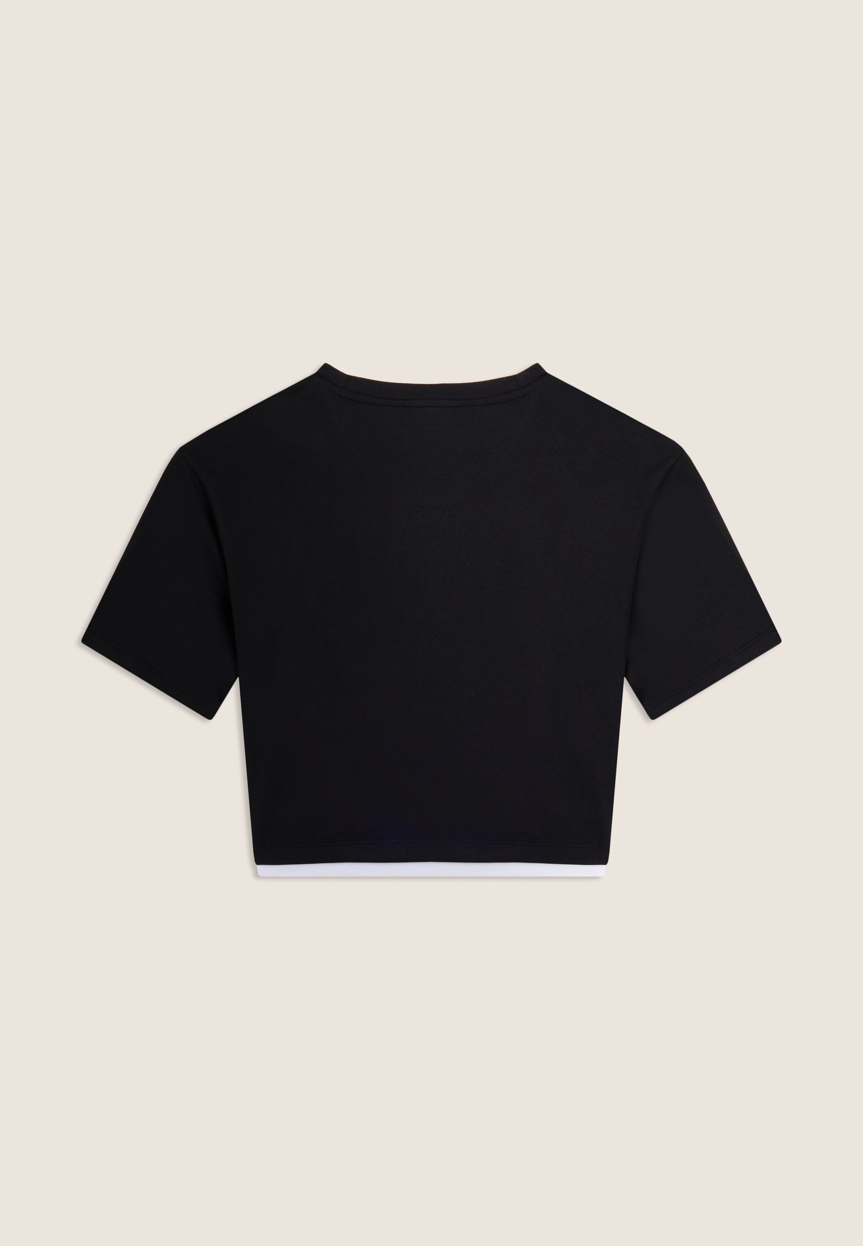 freddy-t-shirt-cropped-logo-perlato-t-shirt-femme image 2