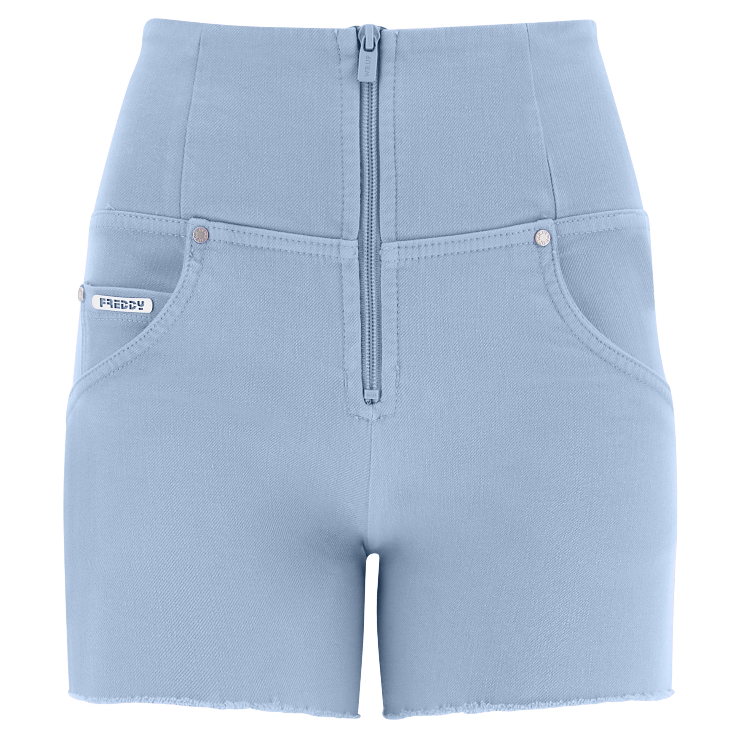 freddy-shorts-push-up-wr-up-vita-alta-sfrangiati-denim-navetta image 2