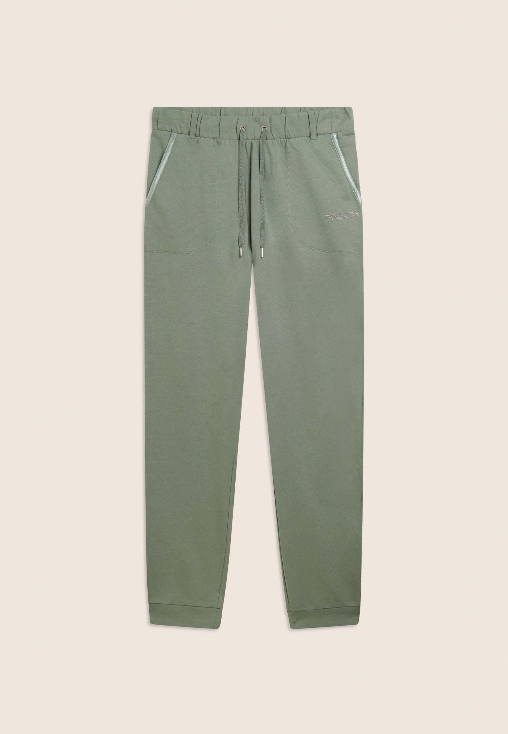 freddy-pantalon-jogging-femme-jersey-lourd-coulisse-poignets image 5