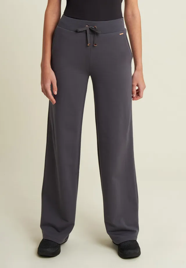 freddy-pantalon-wide-leg-femme-en-molleton-de-modal-micro-tresses image 1
