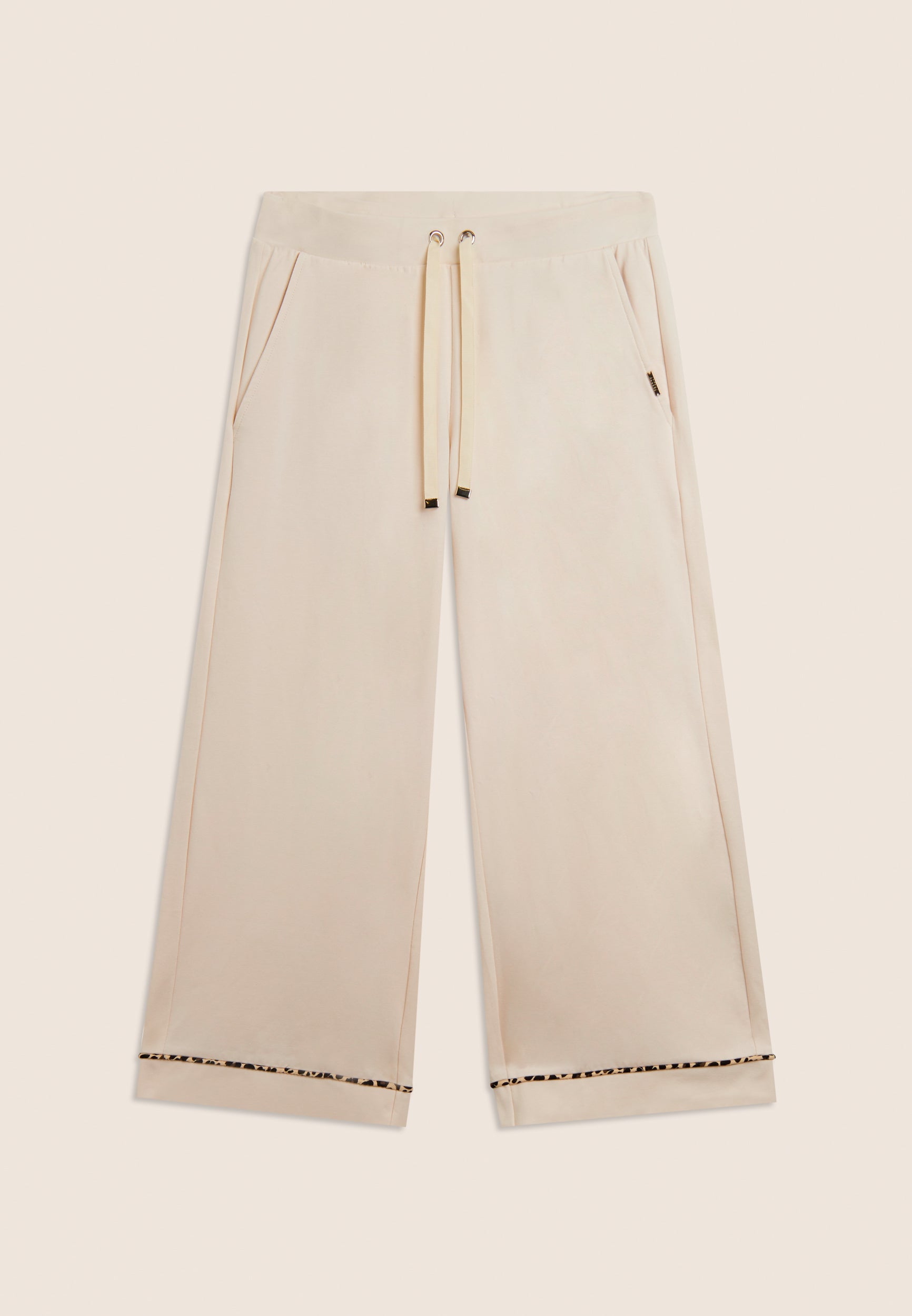 freddy-pantalon-cropped-wide-leg-jersey-coton-insert-animalier image 5