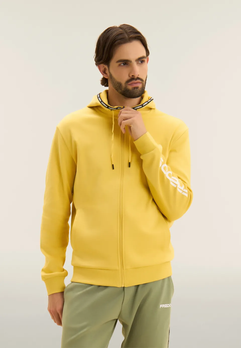 freddy-felpa-femme-capuche-zip-coton-interlock image 1
