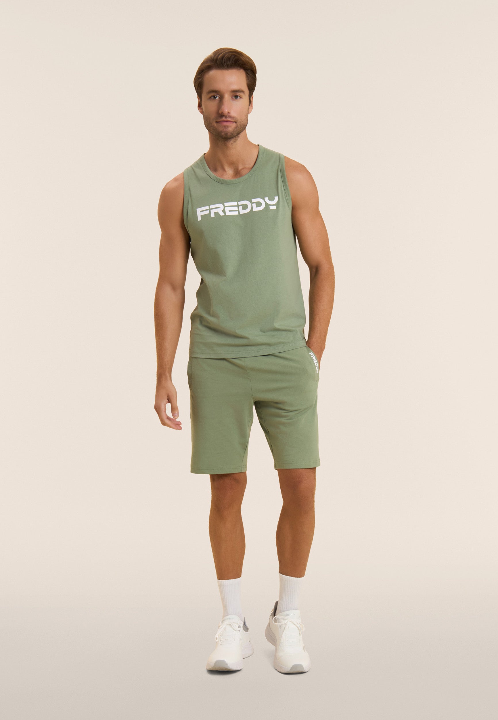 freddy-short-jersey-stretch-poches-cordon-logo-gomm image 2