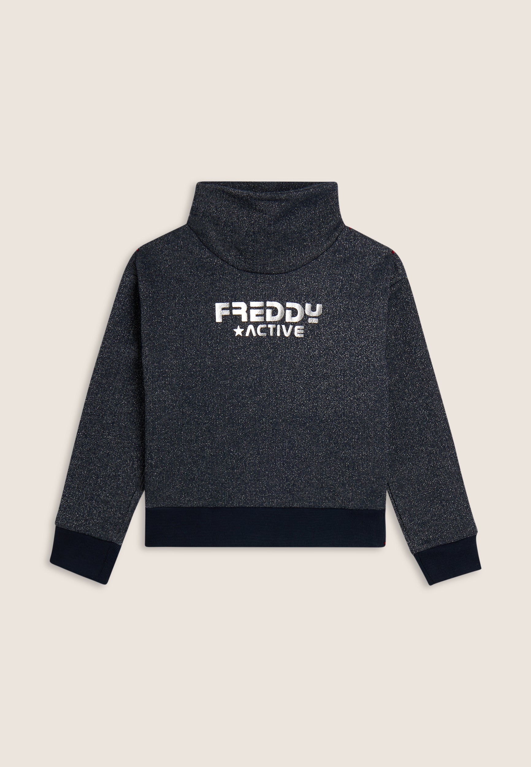 freddy-maglia-fille-col-haut-coton-lurex-effet-glitter image 4