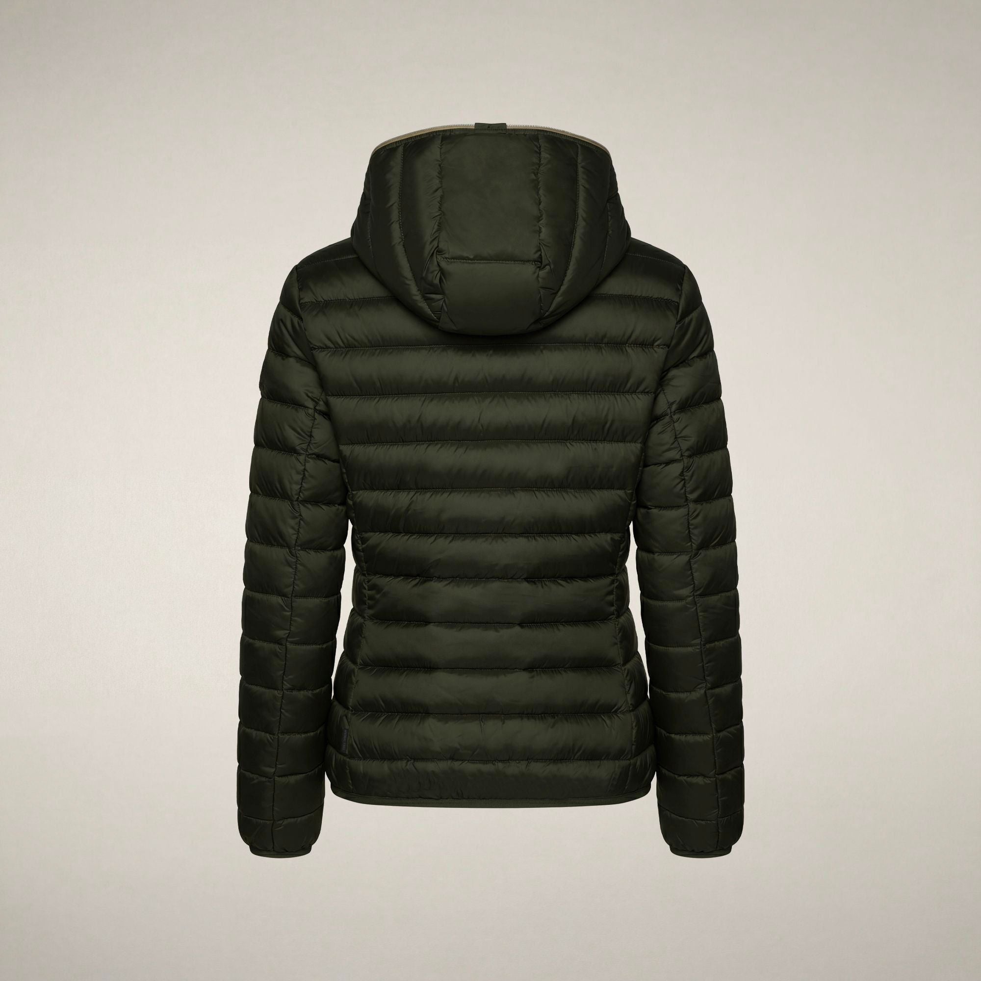 save-the-duck-alexis-doudoune-femme-capuche-vert-bosco image 4