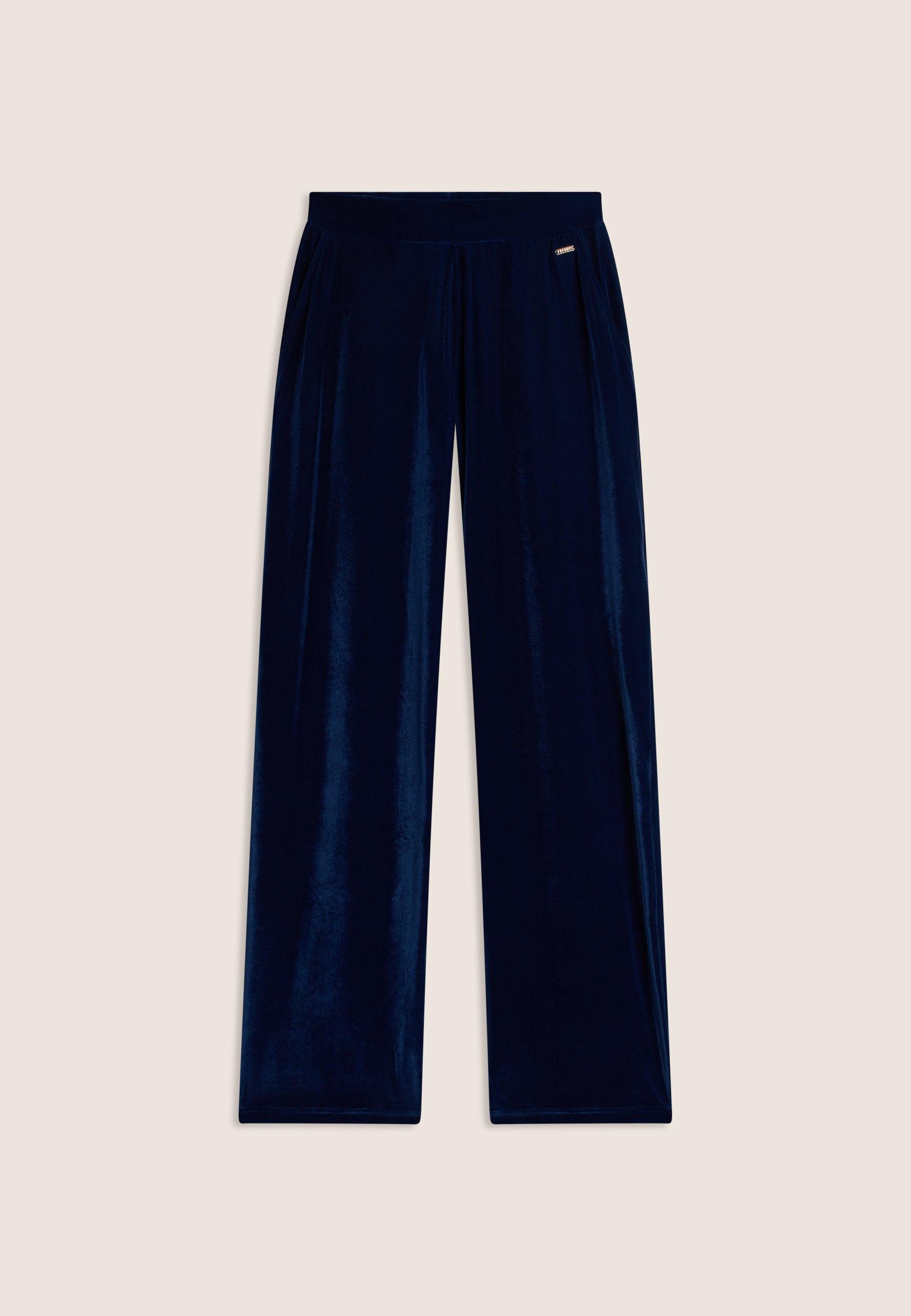 freddy-pantalon-wide-leg-femme-comfort-tissu-lurex image 1