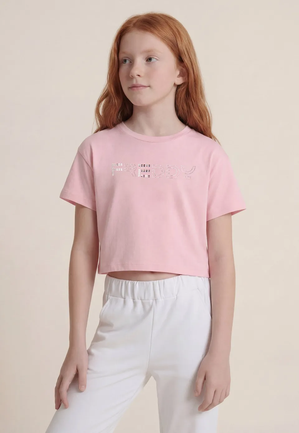 freddy-t-shirt-cropped-fille-ouverture-dos-strass-comfort image 1