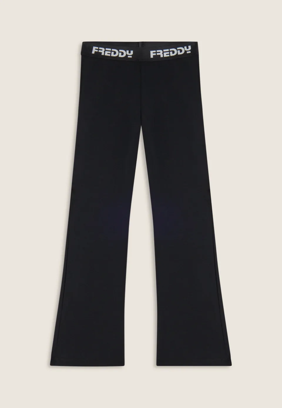 freddy-pantalon-sport-femme-pattes-d-eph-coton-lastique-logo image 1
