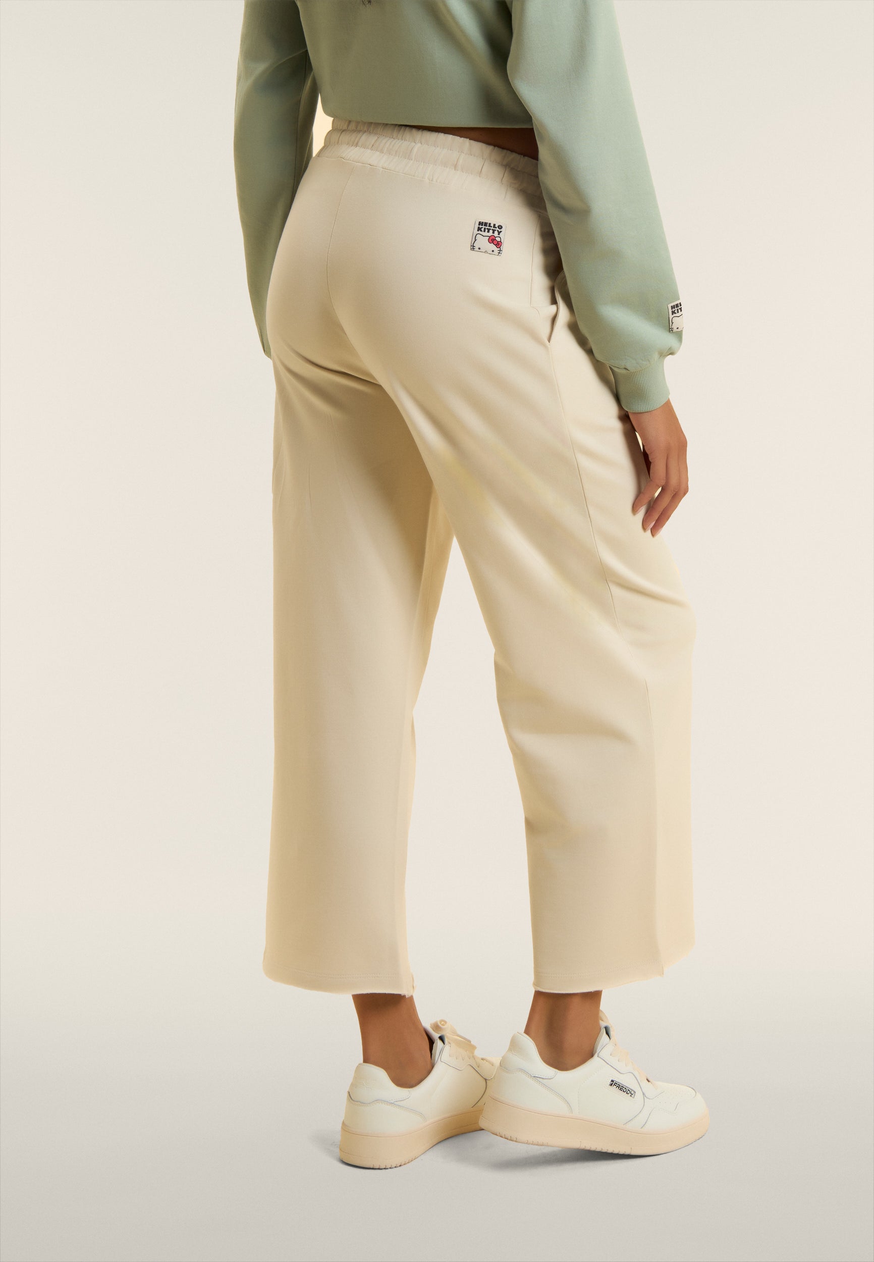 freddy-pantalon-cropped-wide-leg-hello-kitty-femme image 3