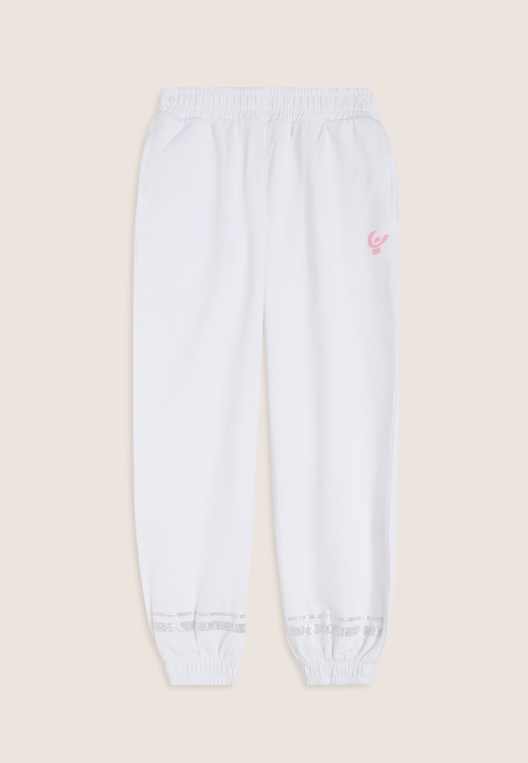 freddy-pantalon-comfort-fille-coton-lastique-strass image 1