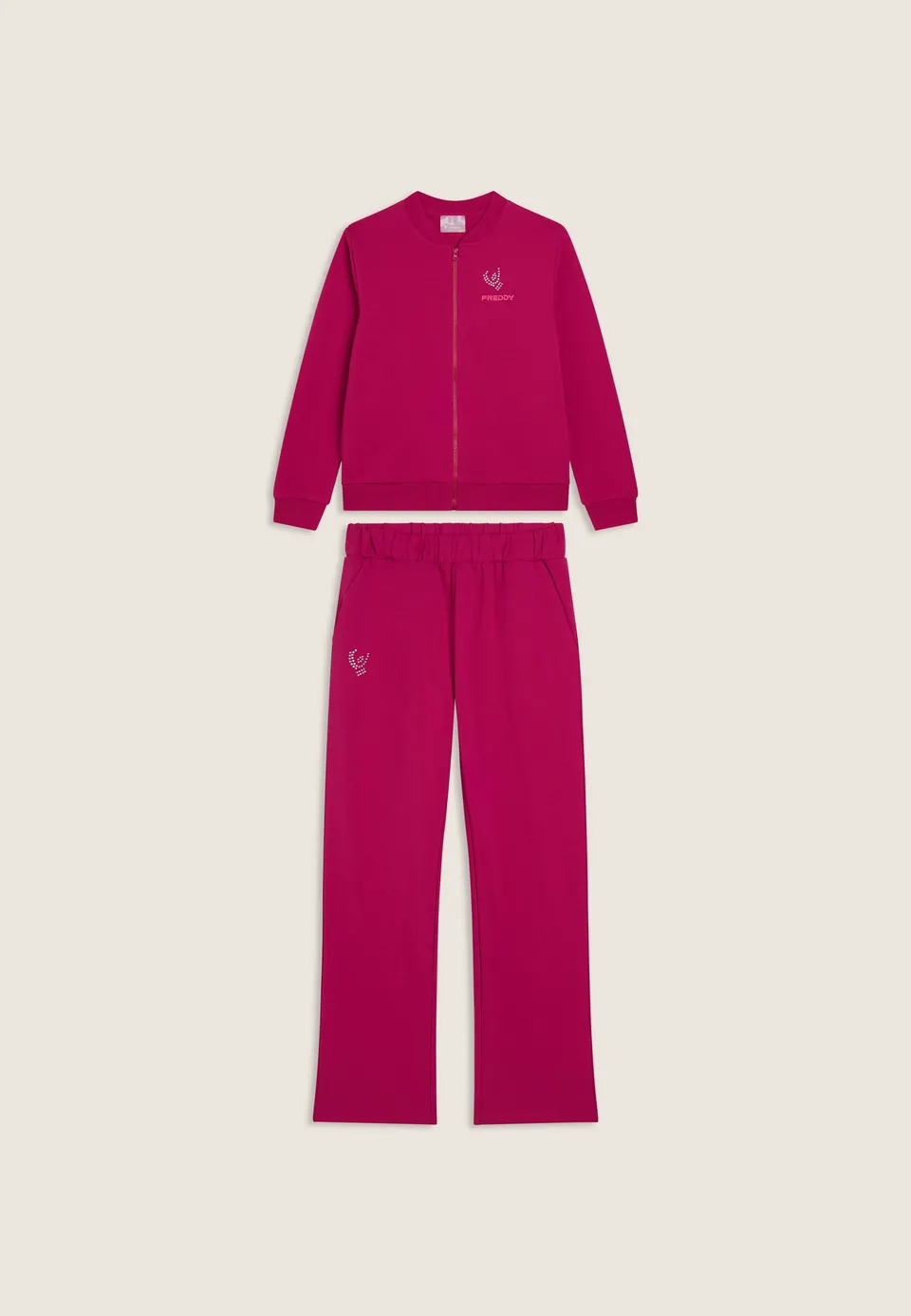freddy-wr-up-surv-tement-fille-zip-pantalon-flare image 1
