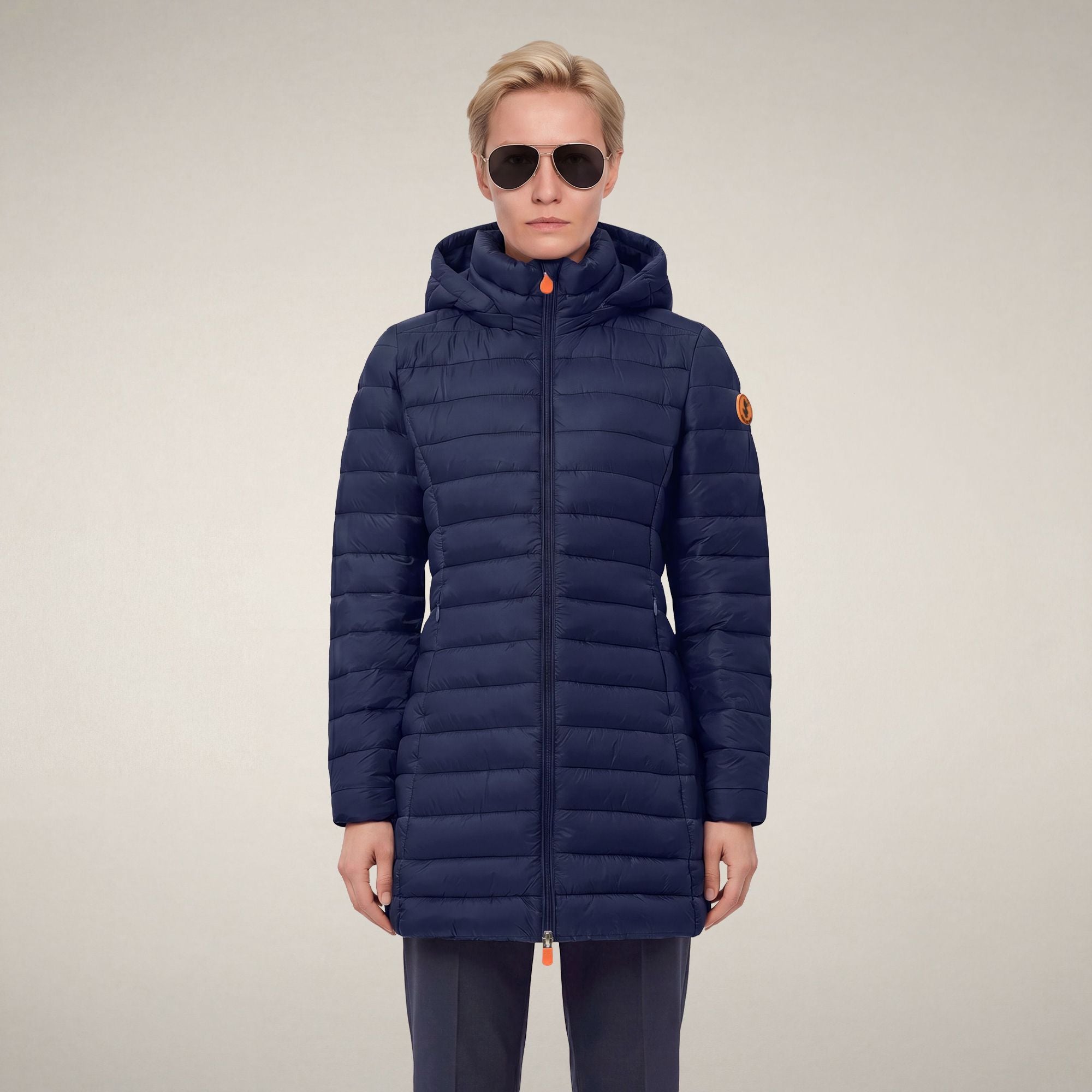 save-the-duck-carol-doudoune-longue-femme-bleu-navy image 5
