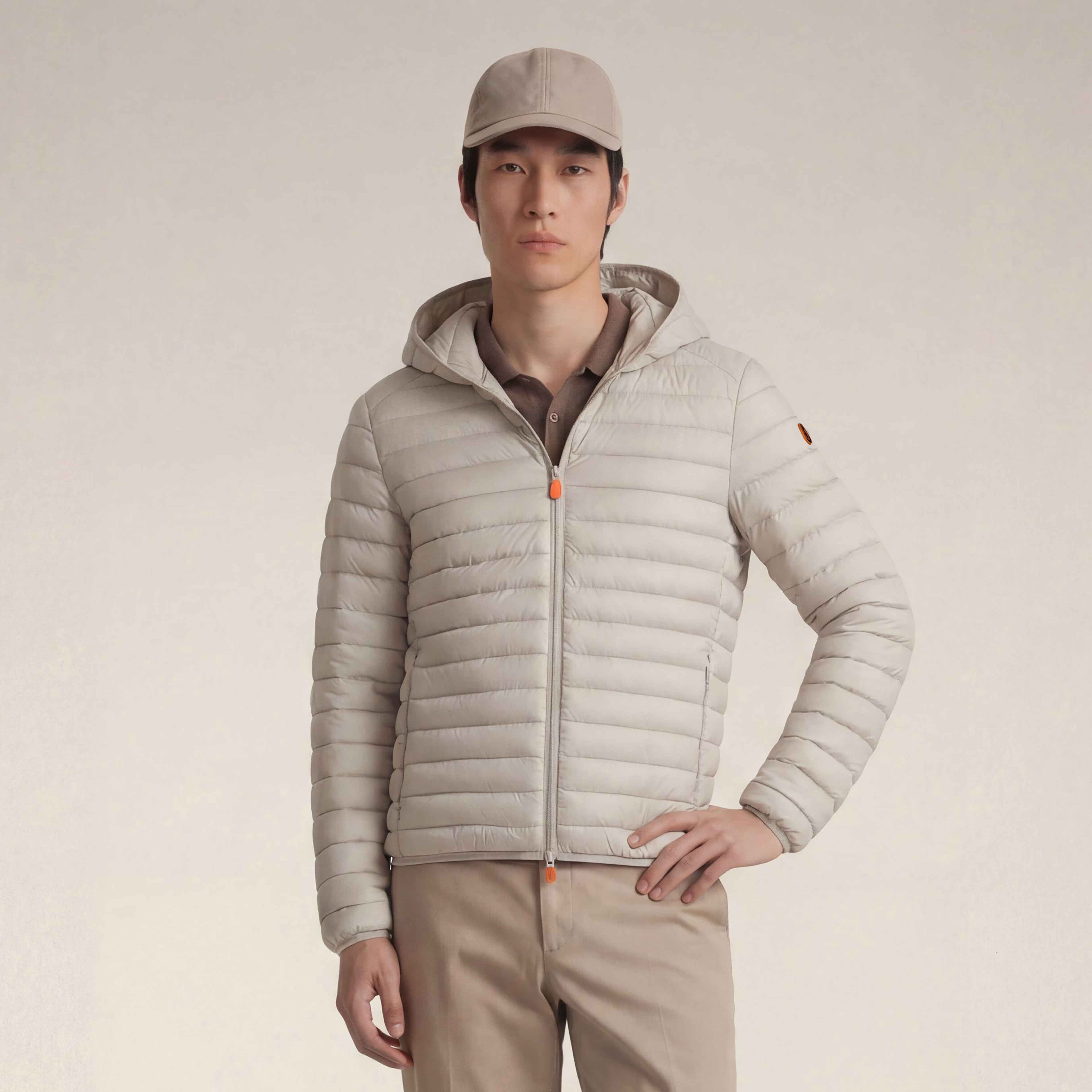 save-the-duck-doudoune-homme-donald-beige-clair-plumtech image 5