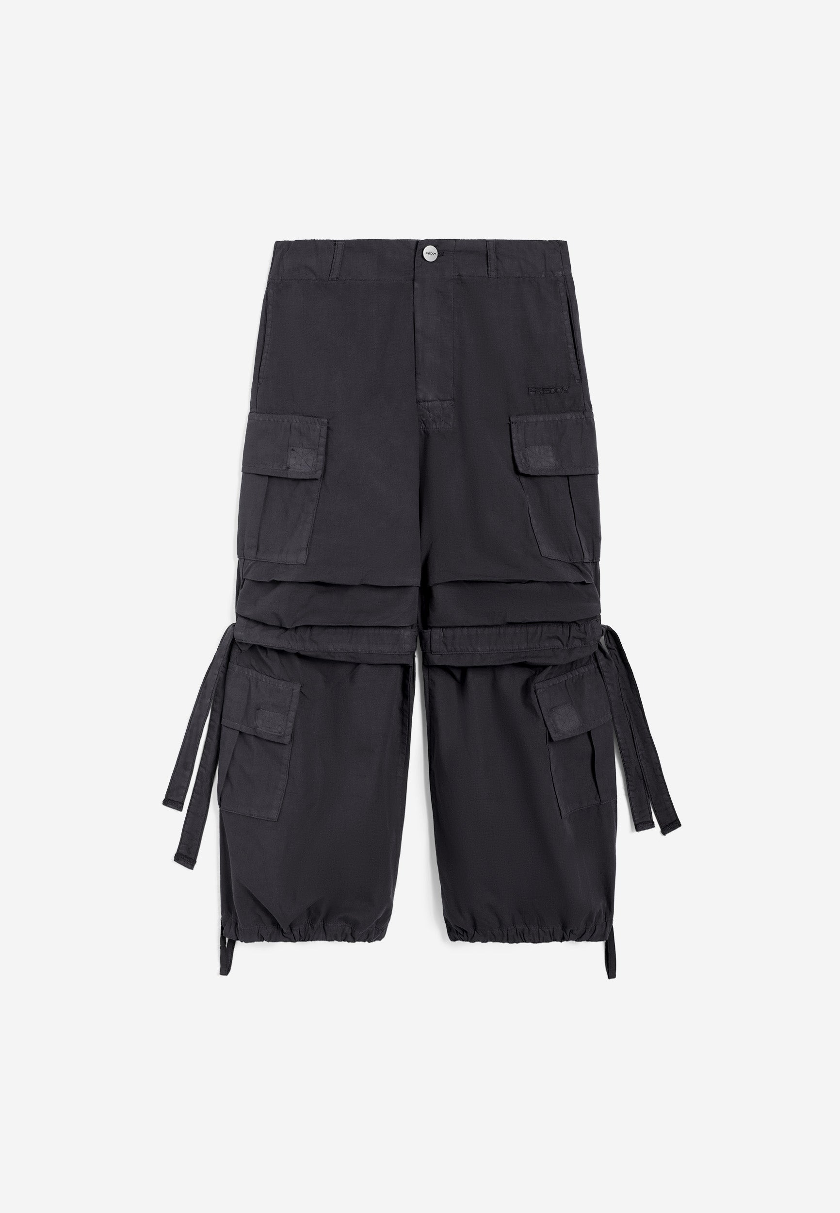 freddy-pantalon-cargo-fille-coton-parachute-y2k image 1
