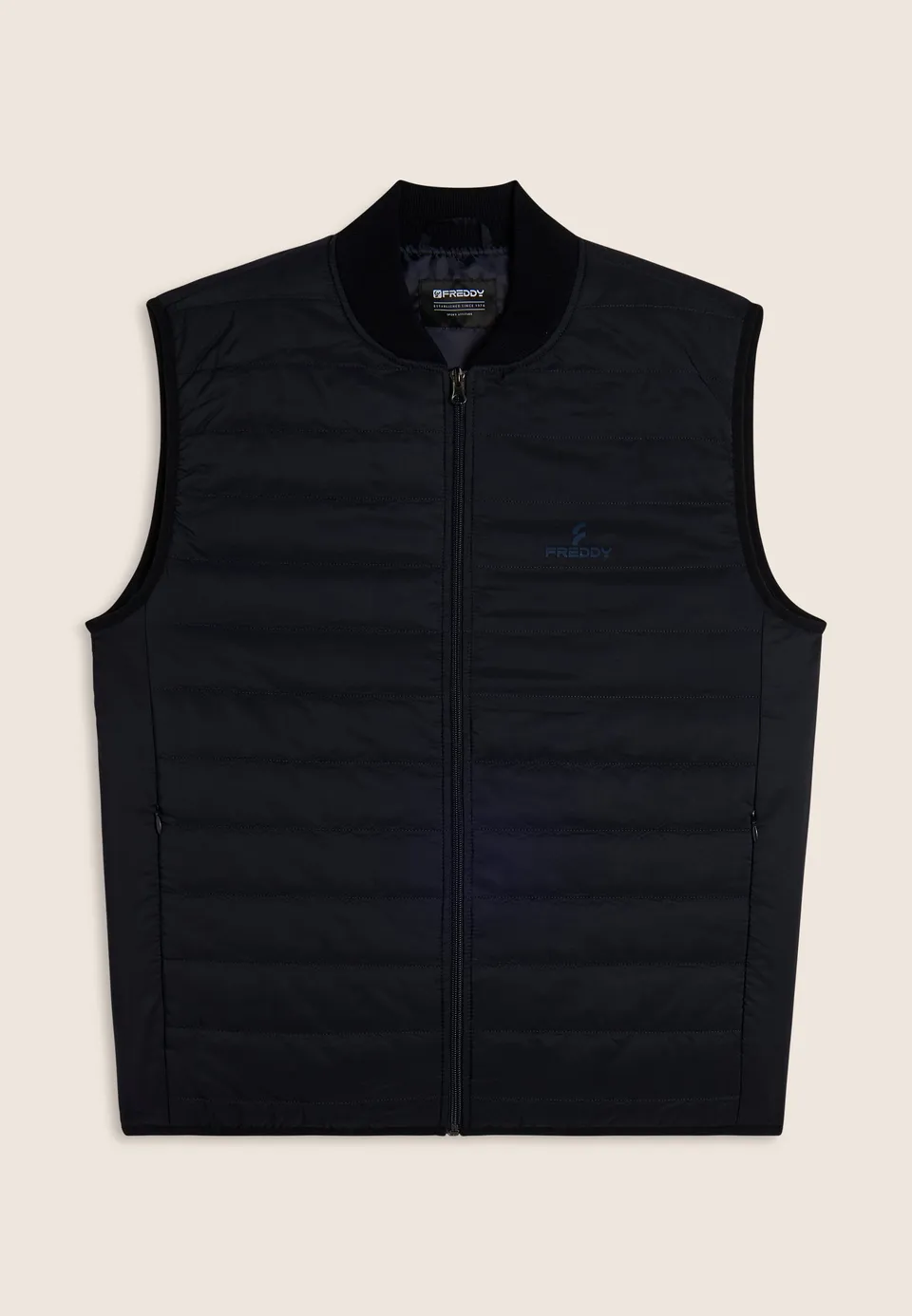 freddy-gilet-imbottito-sans-manches-col-cor-en-nylon-synth-tique image 1