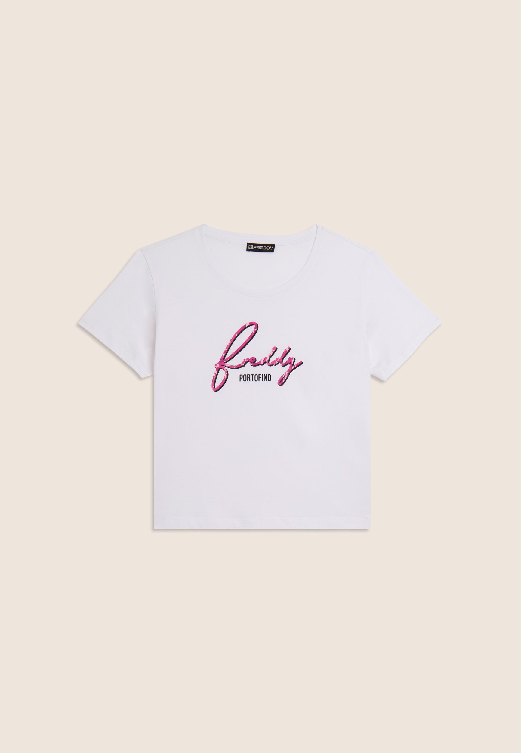 freddy-t-shirt-femme-coton-supima-logo-floral image 5