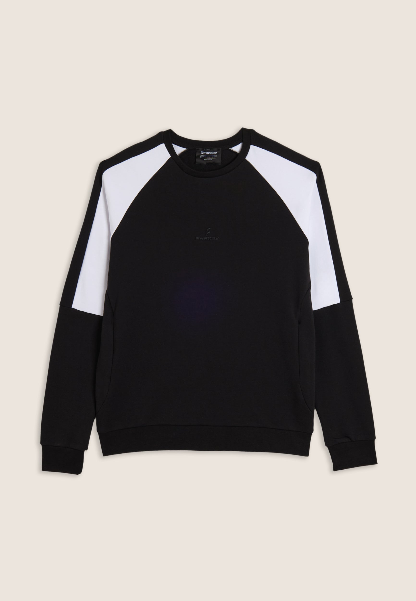 freddy-felpa-girocollo-color-block-sweat-100-coton image 1